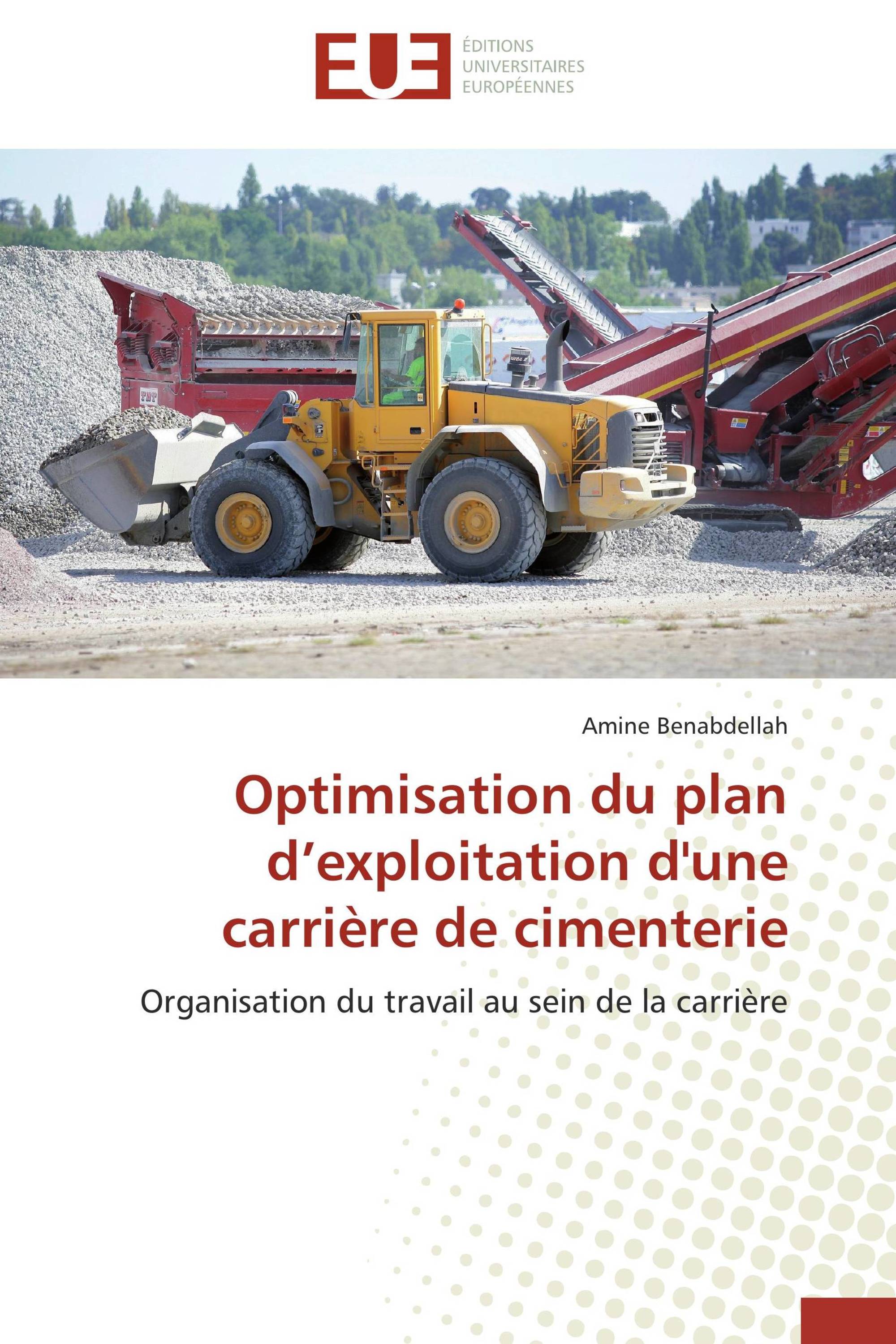 Optimisation du plan d’exploitation d'une carrière de cimenterie