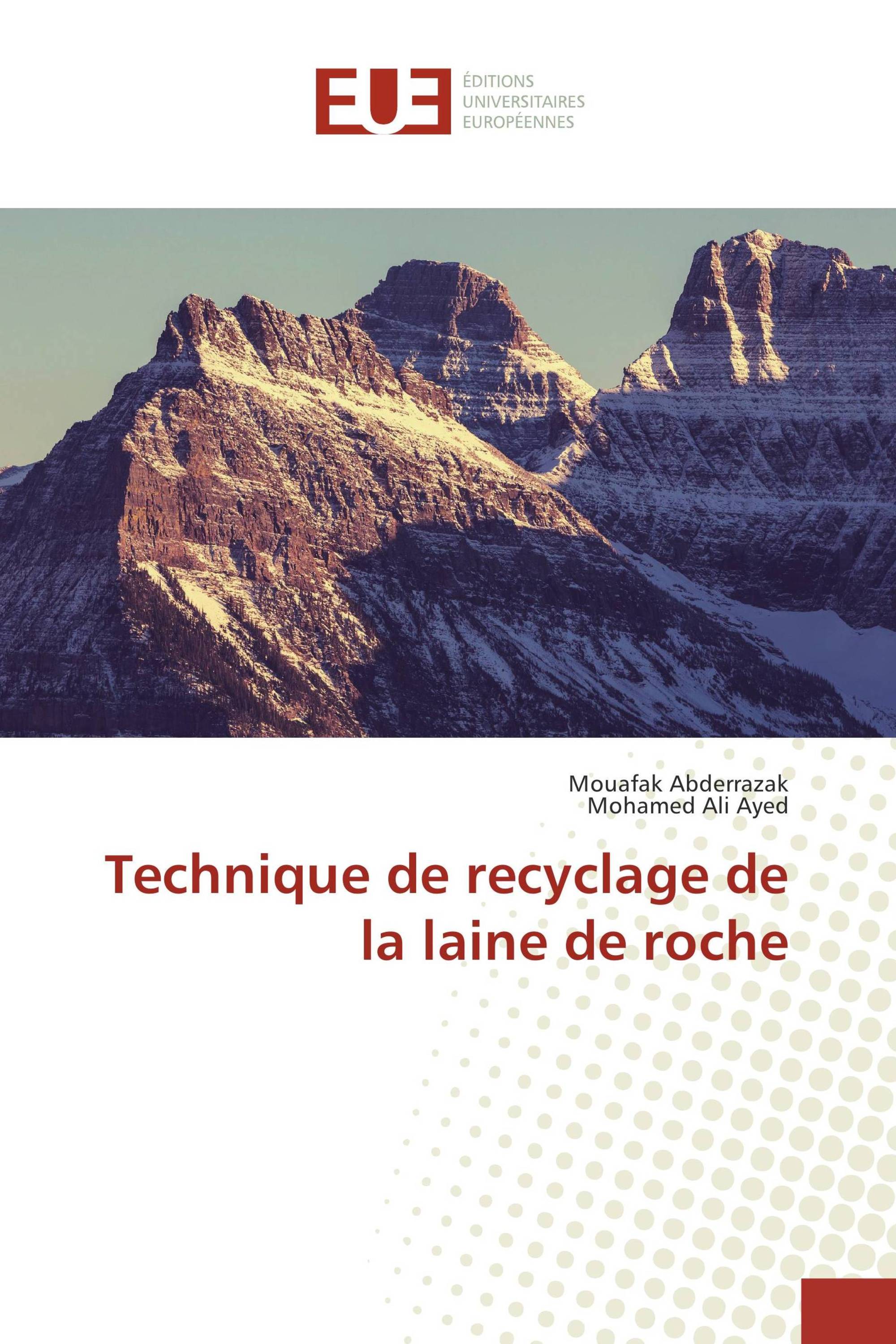 Technique de recyclage de la laine de roche