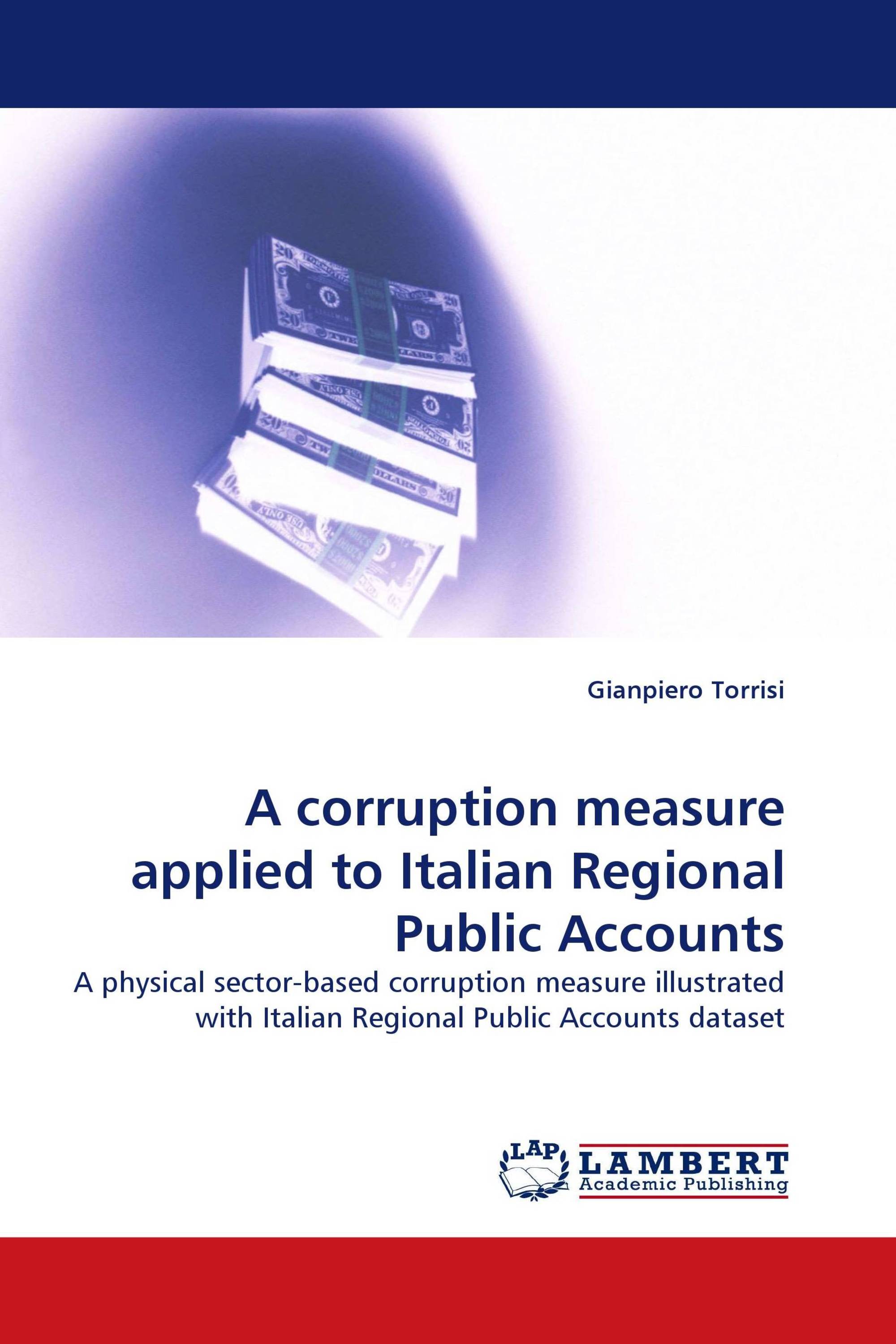 A corruption measure applied to Italian Regional Public Accounts