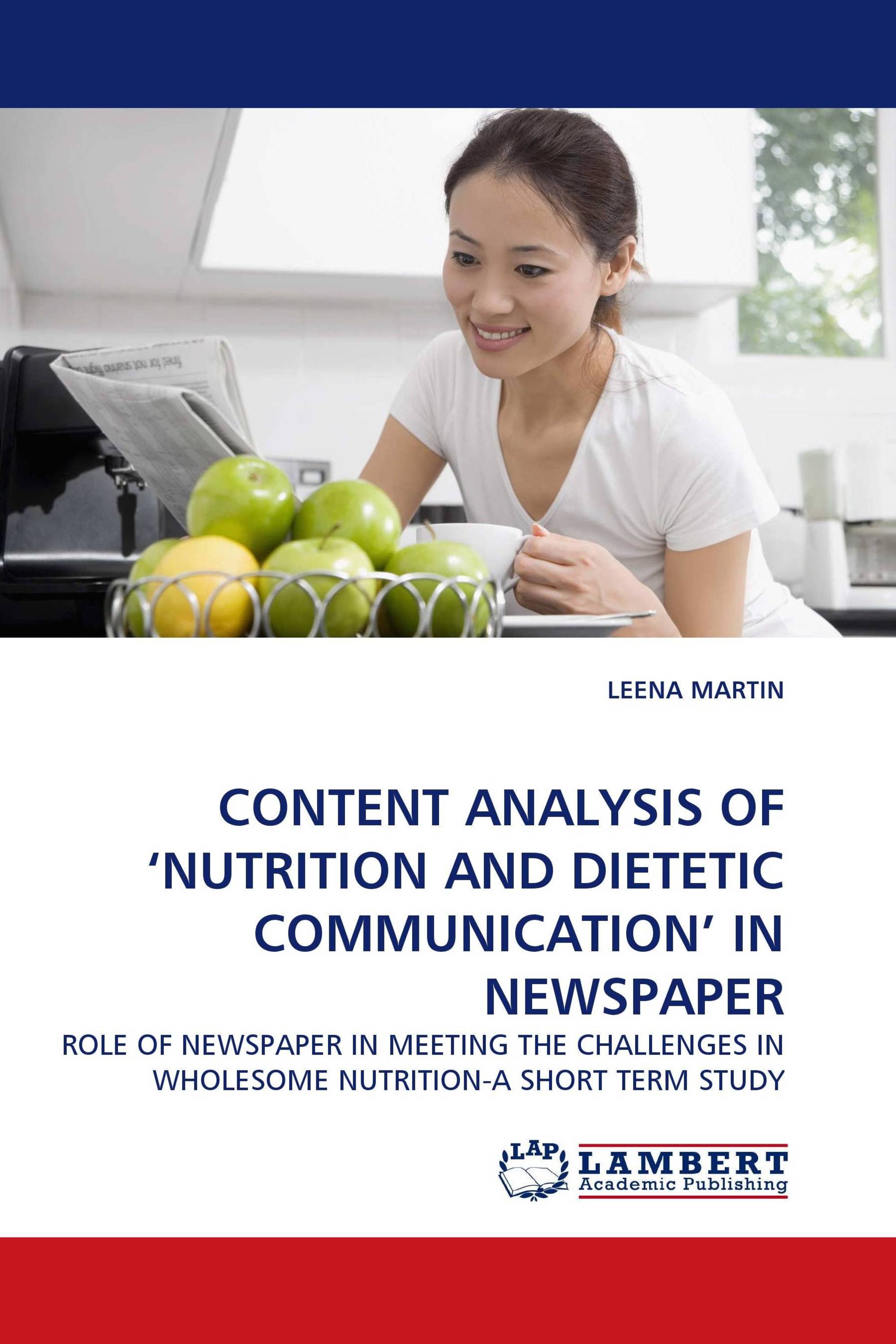 CONTENT ANALYSIS OF ‘NUTRITION AND DIETETIC COMMUNICATION'' IN NEWSPAPER