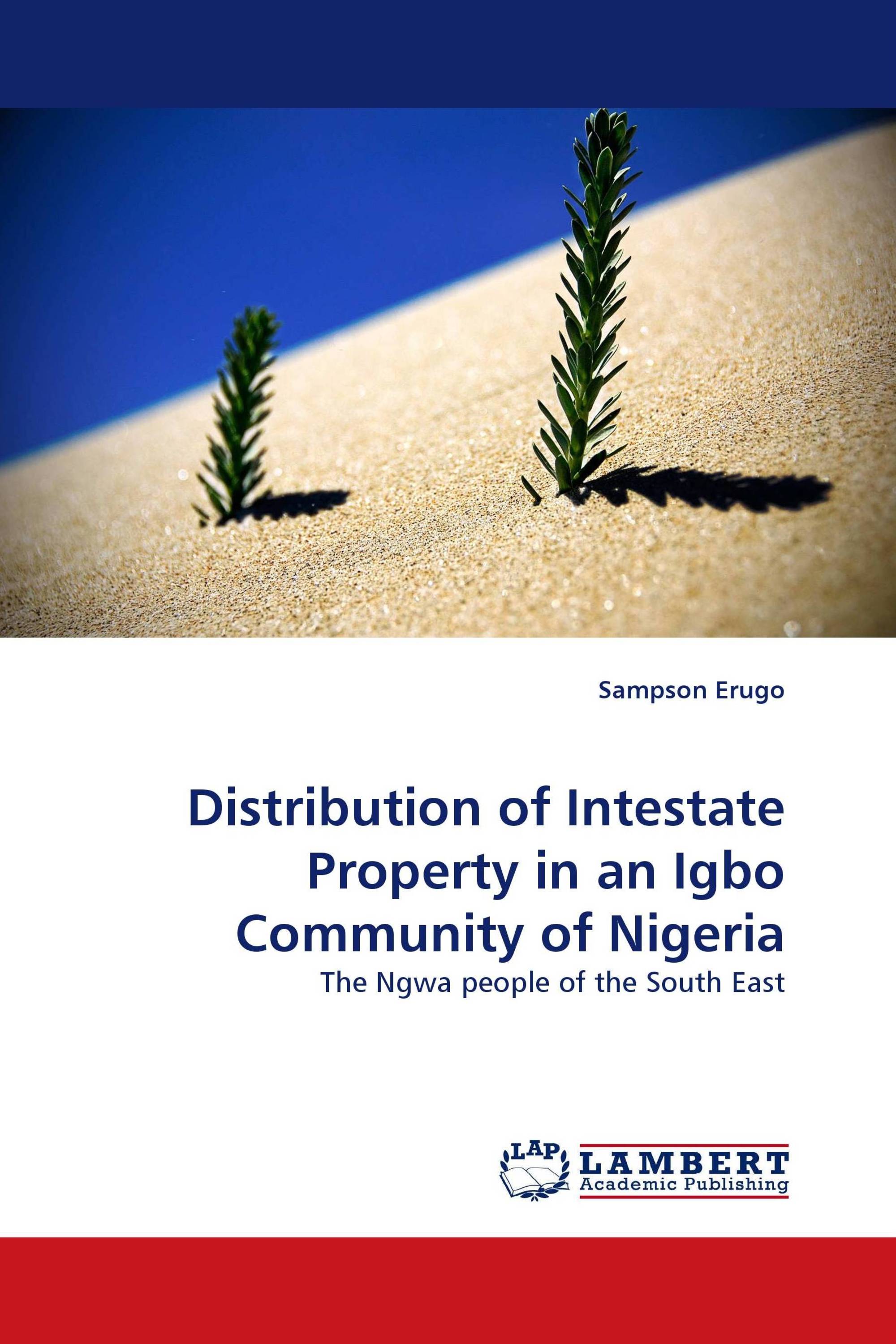 Distribution of Intestate Property in an Igbo Community of Nigeria