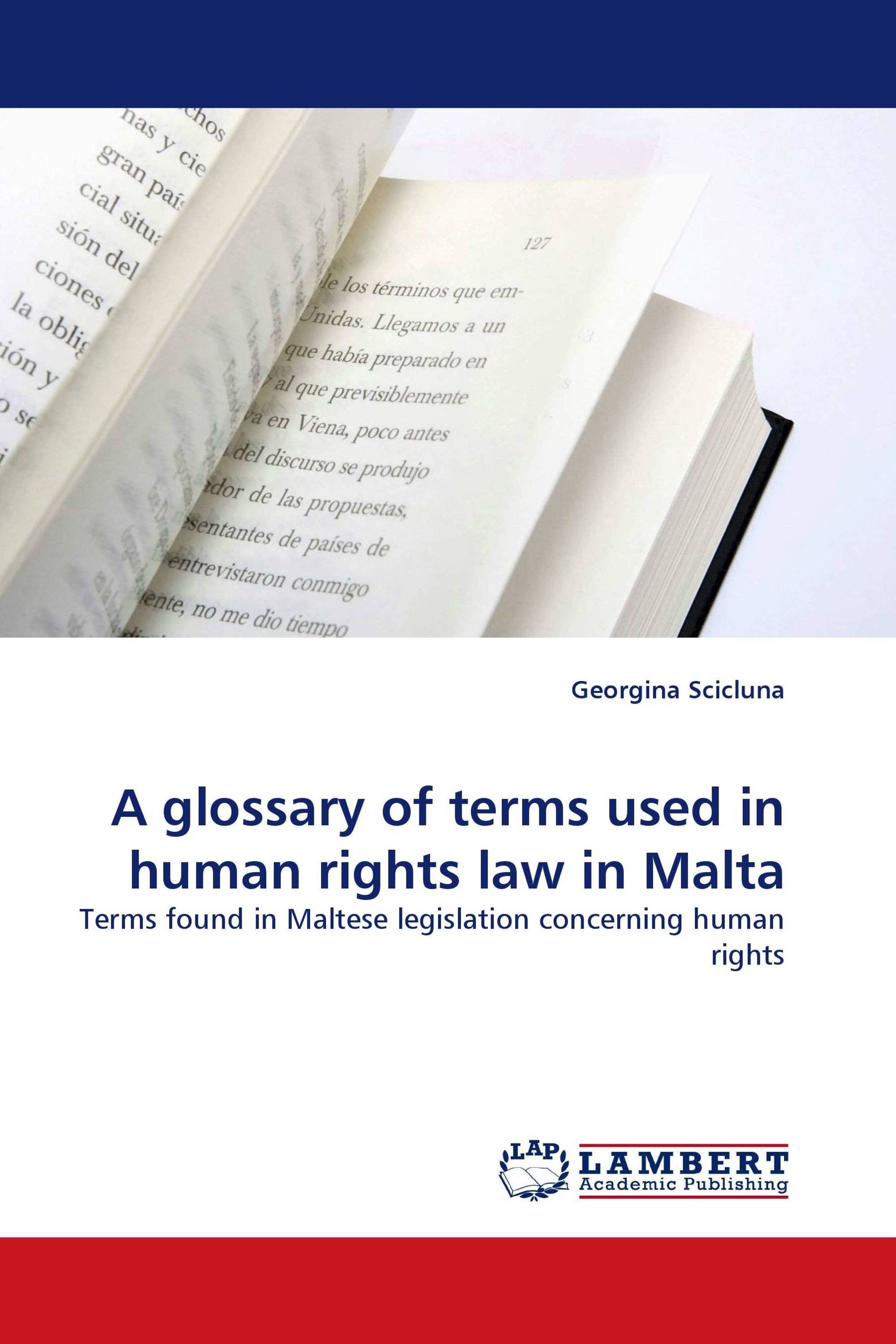 A glossary of terms used in human rights law in Malta