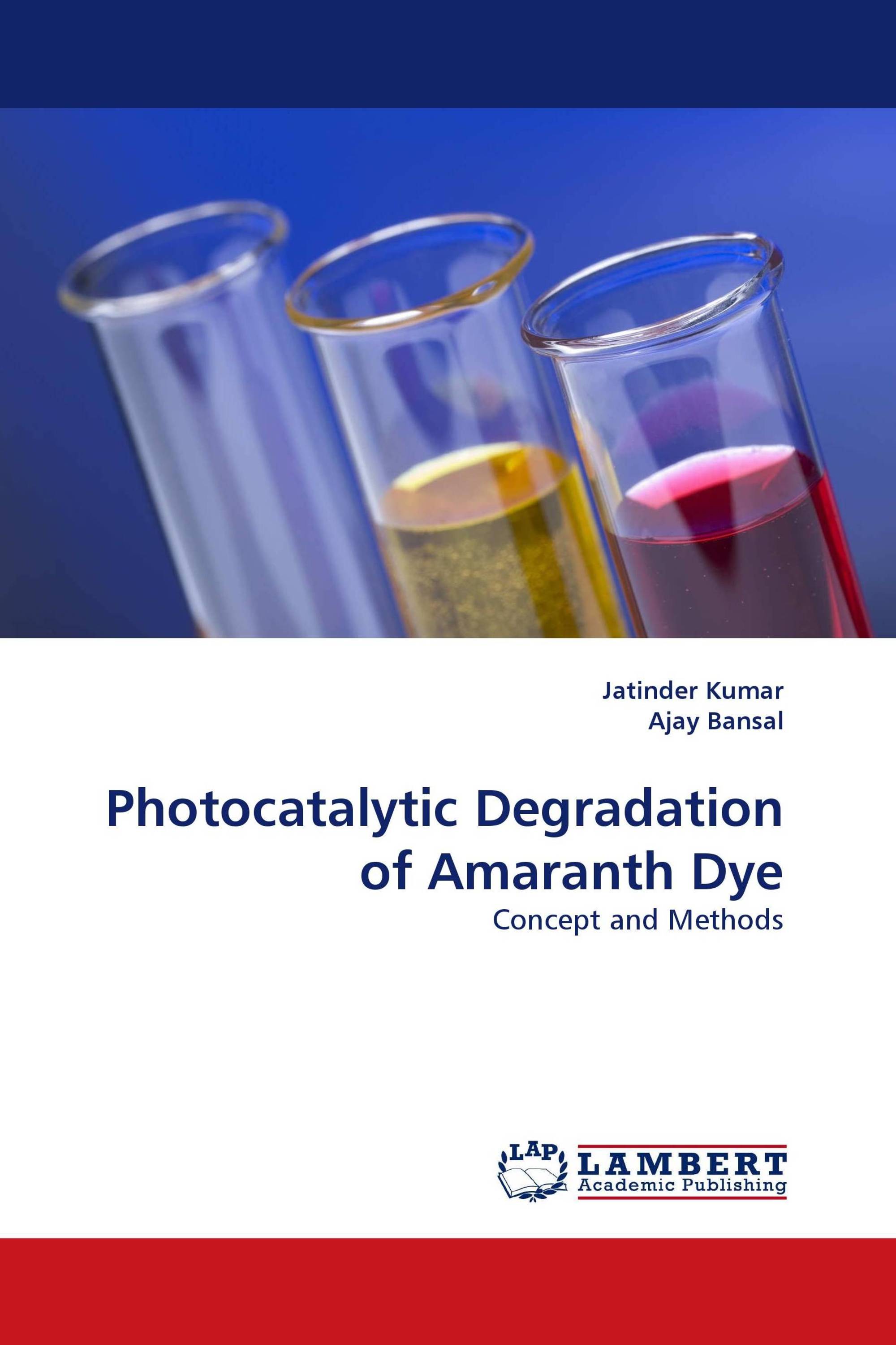 Photocatalytic Degradation of Amaranth Dye