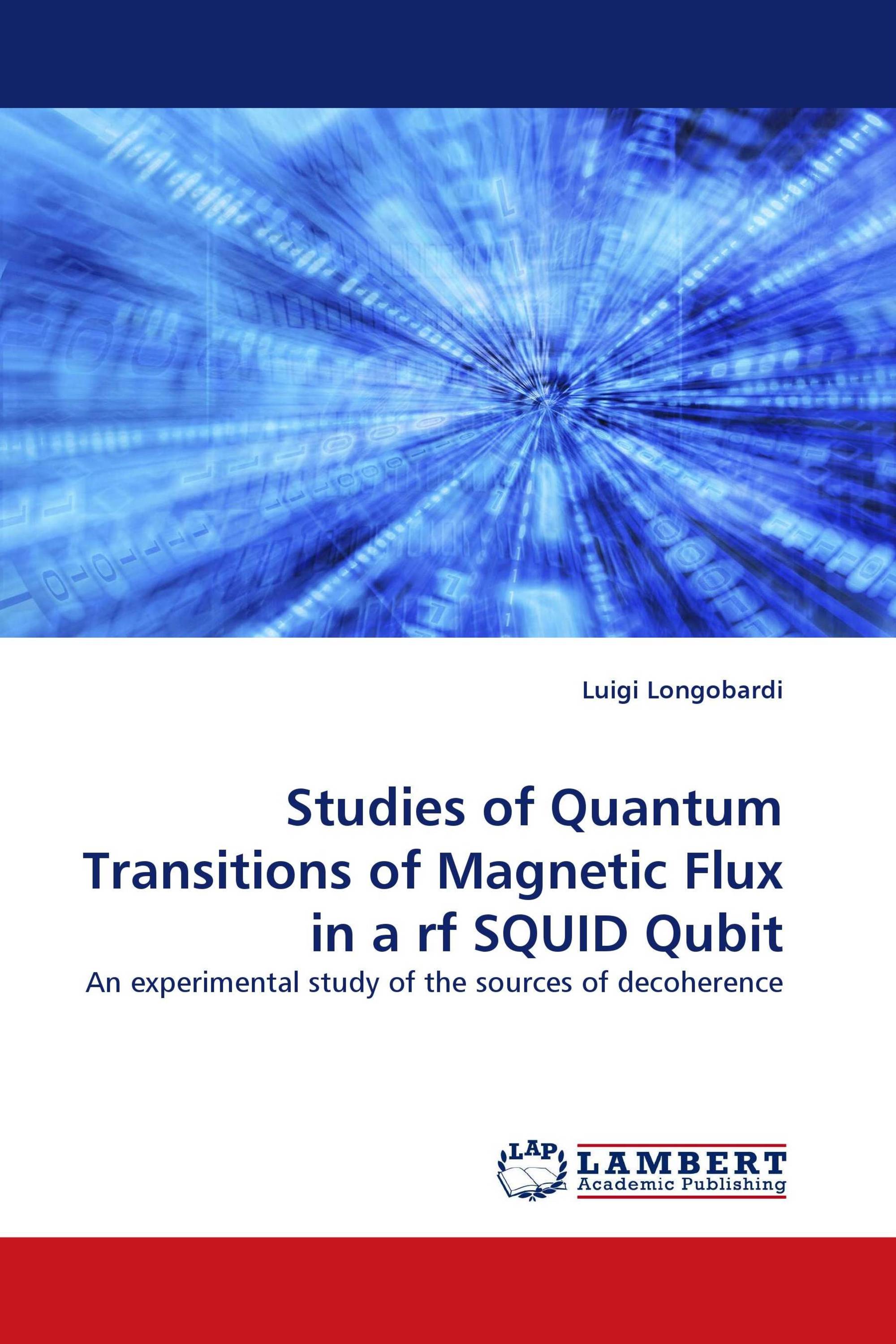 Studies of Quantum Transitions of Magnetic Flux in a rf SQUID Qubit