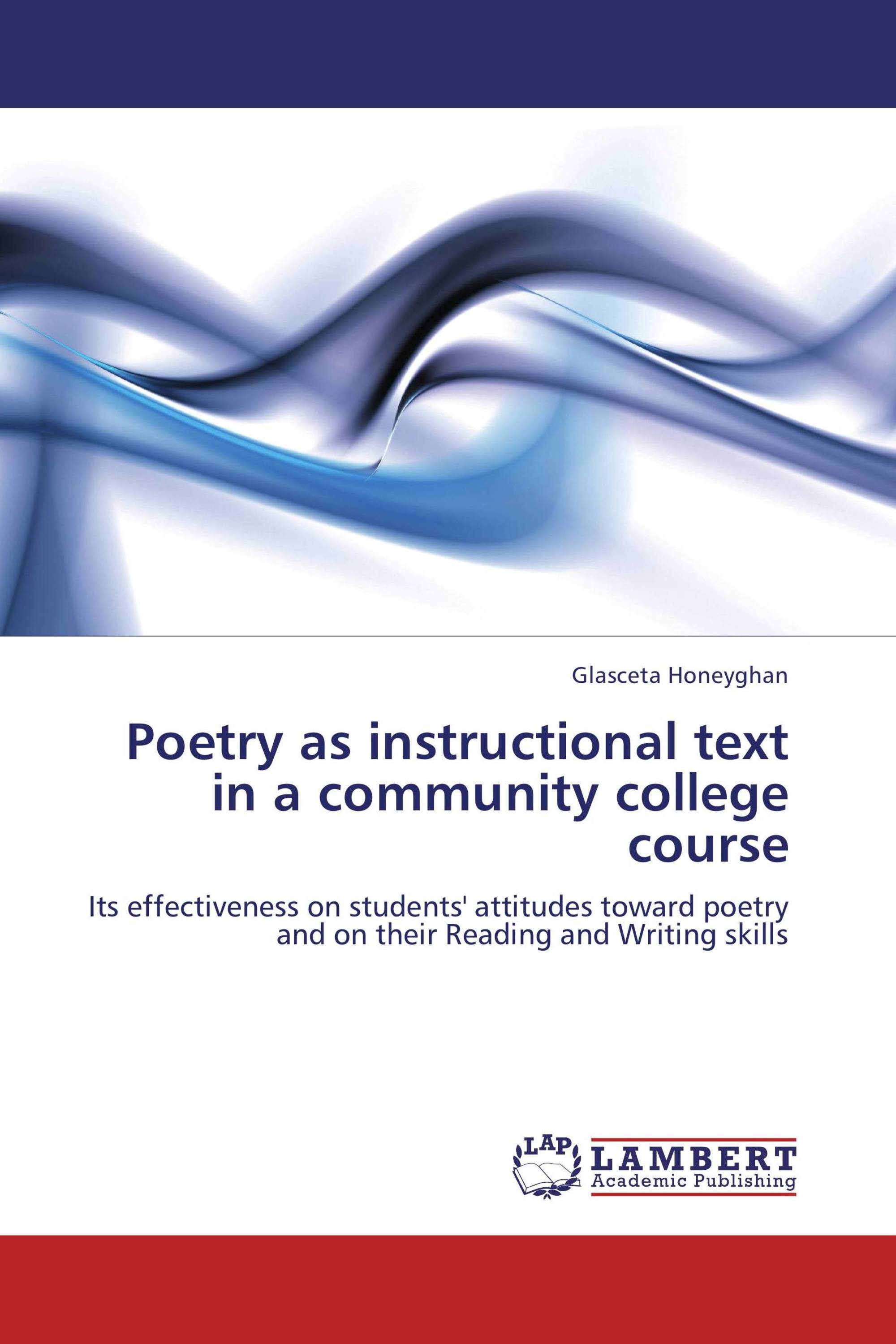 Poetry as instructional text in a community college course