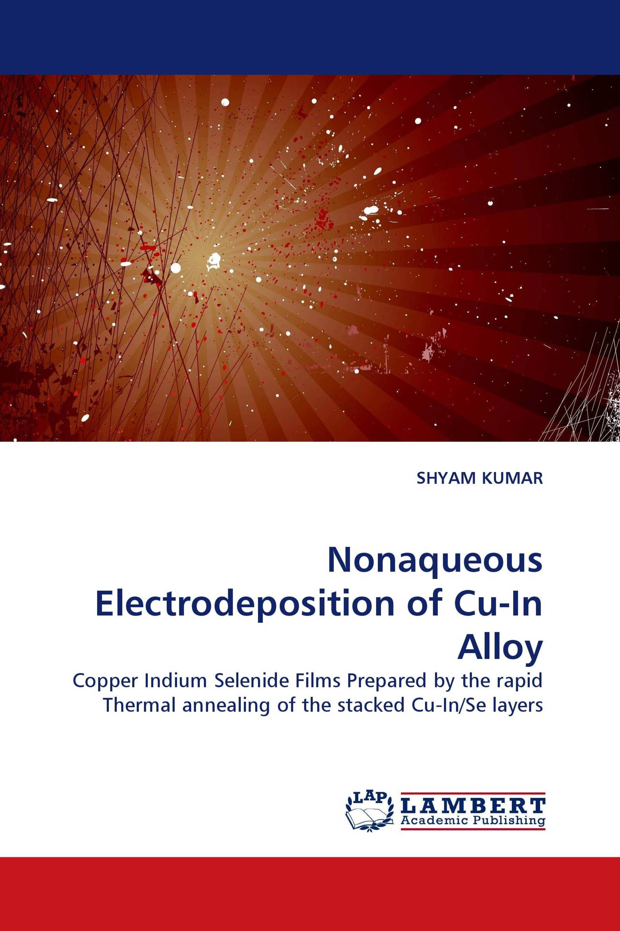 Nonaqueous Electrodeposition of Cu-In Alloy