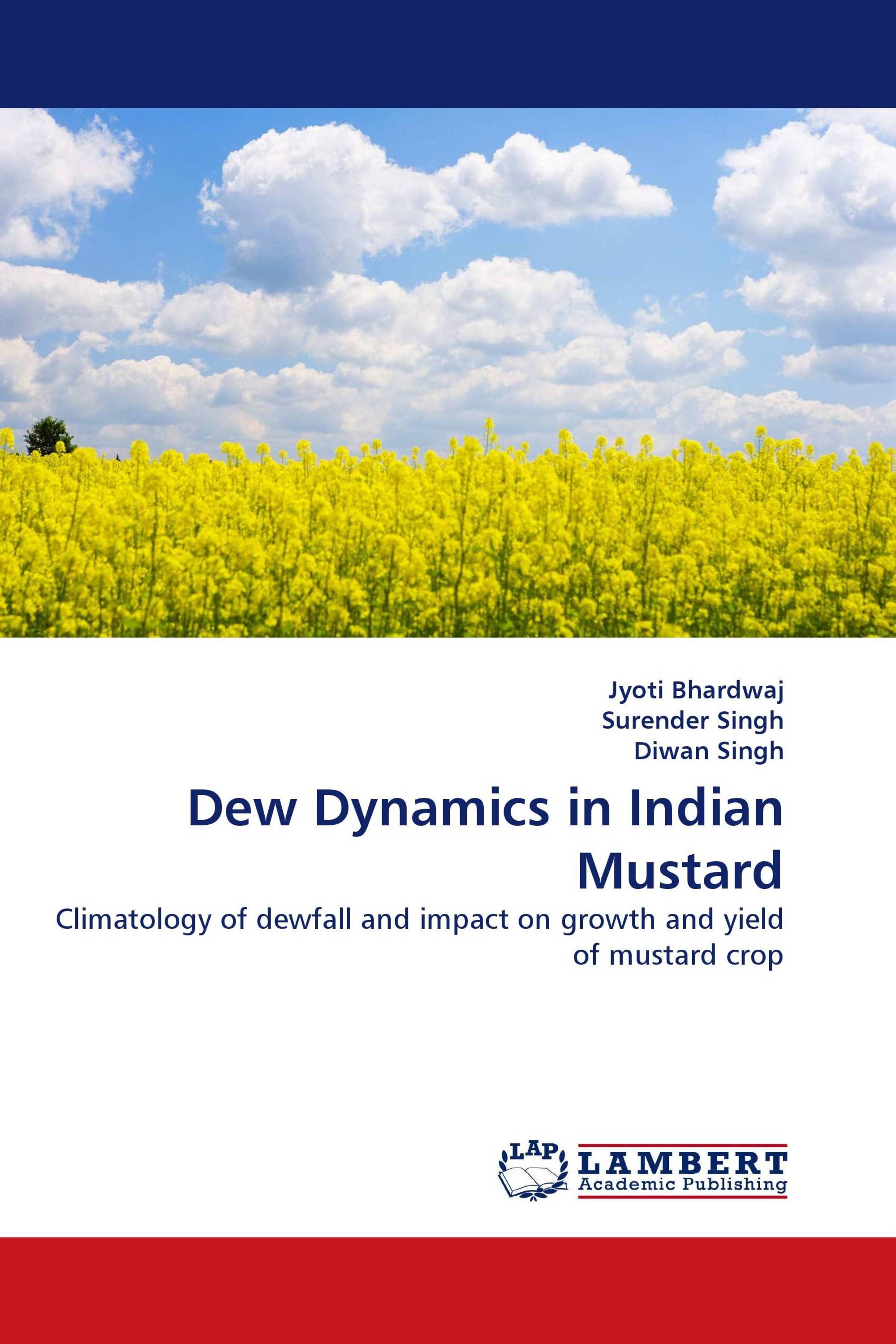 Dew Dynamics in Indian Mustard