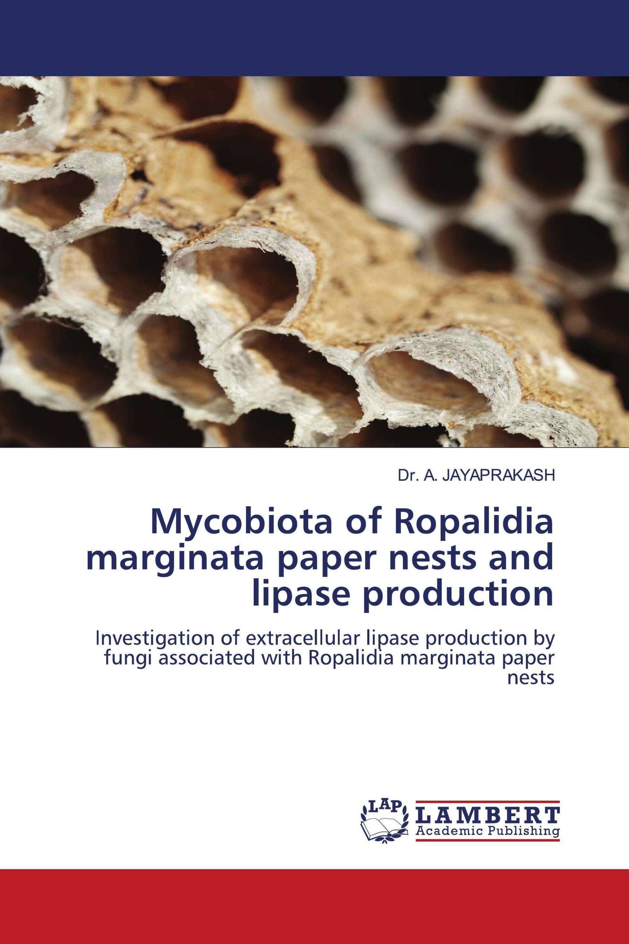 Mycobiota of Ropalidia marginata paper nests and lipase production