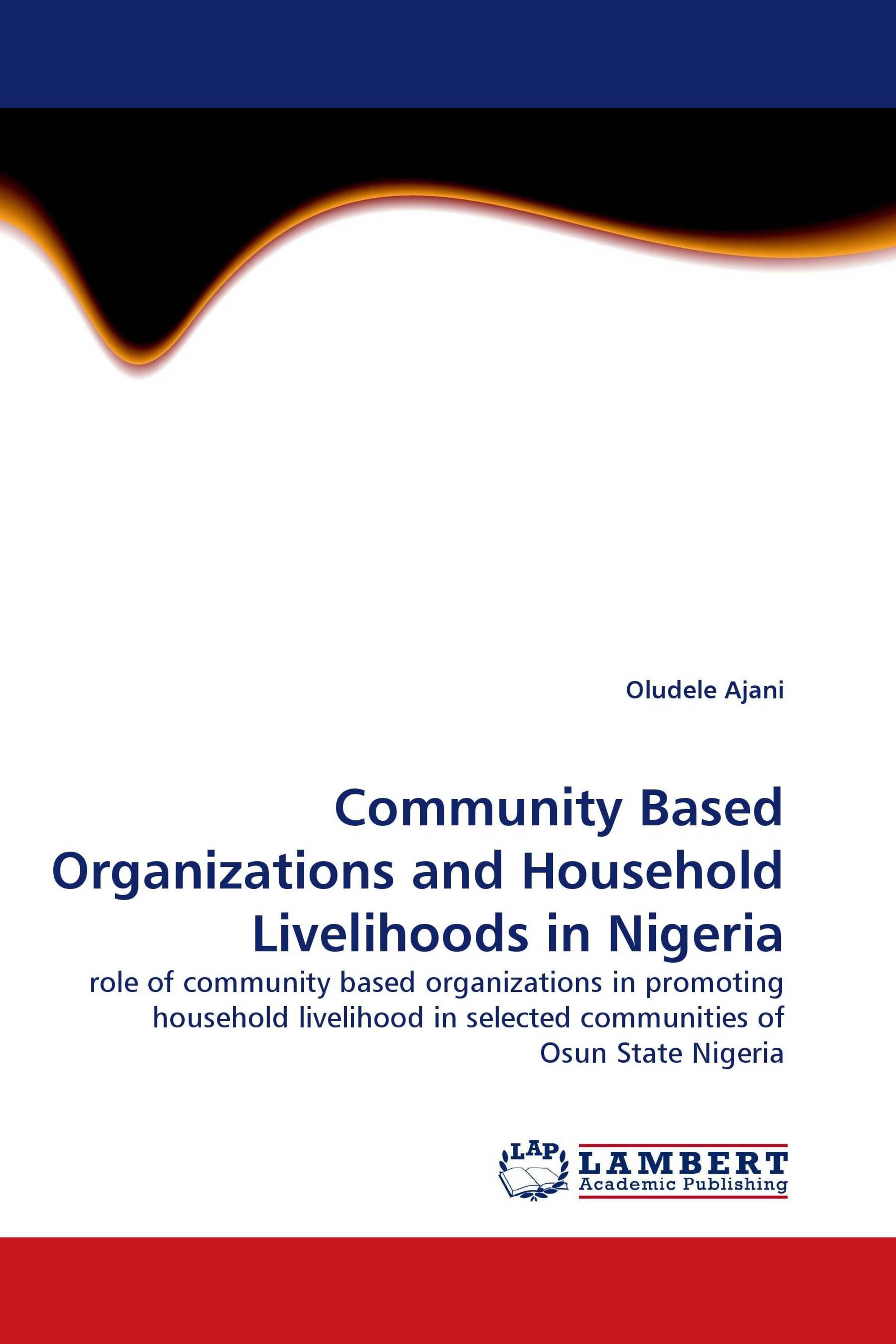 Community Based Organizations and Household Livelihoods in Nigeria