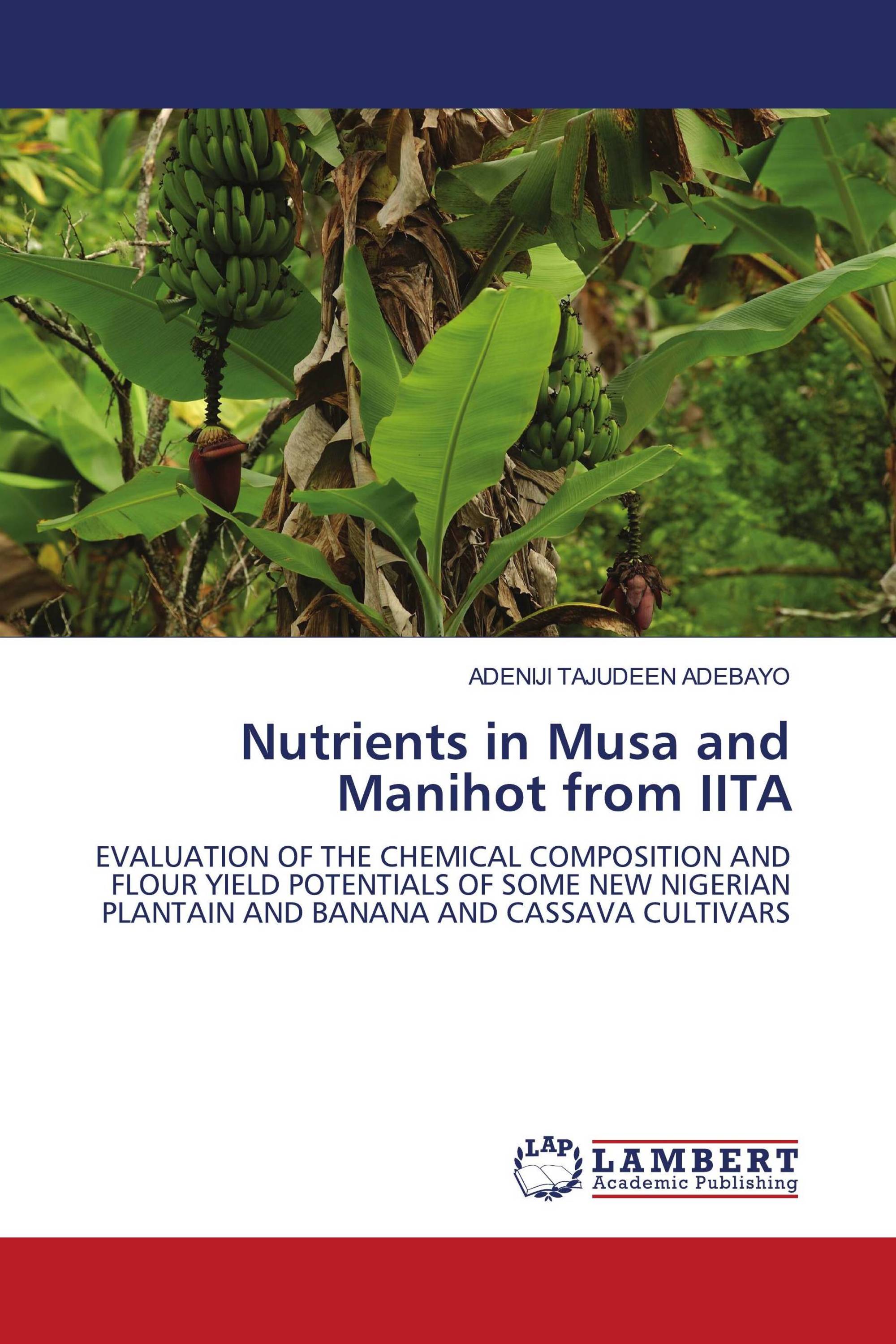 Nutrients in Musa and Manihot from IITA