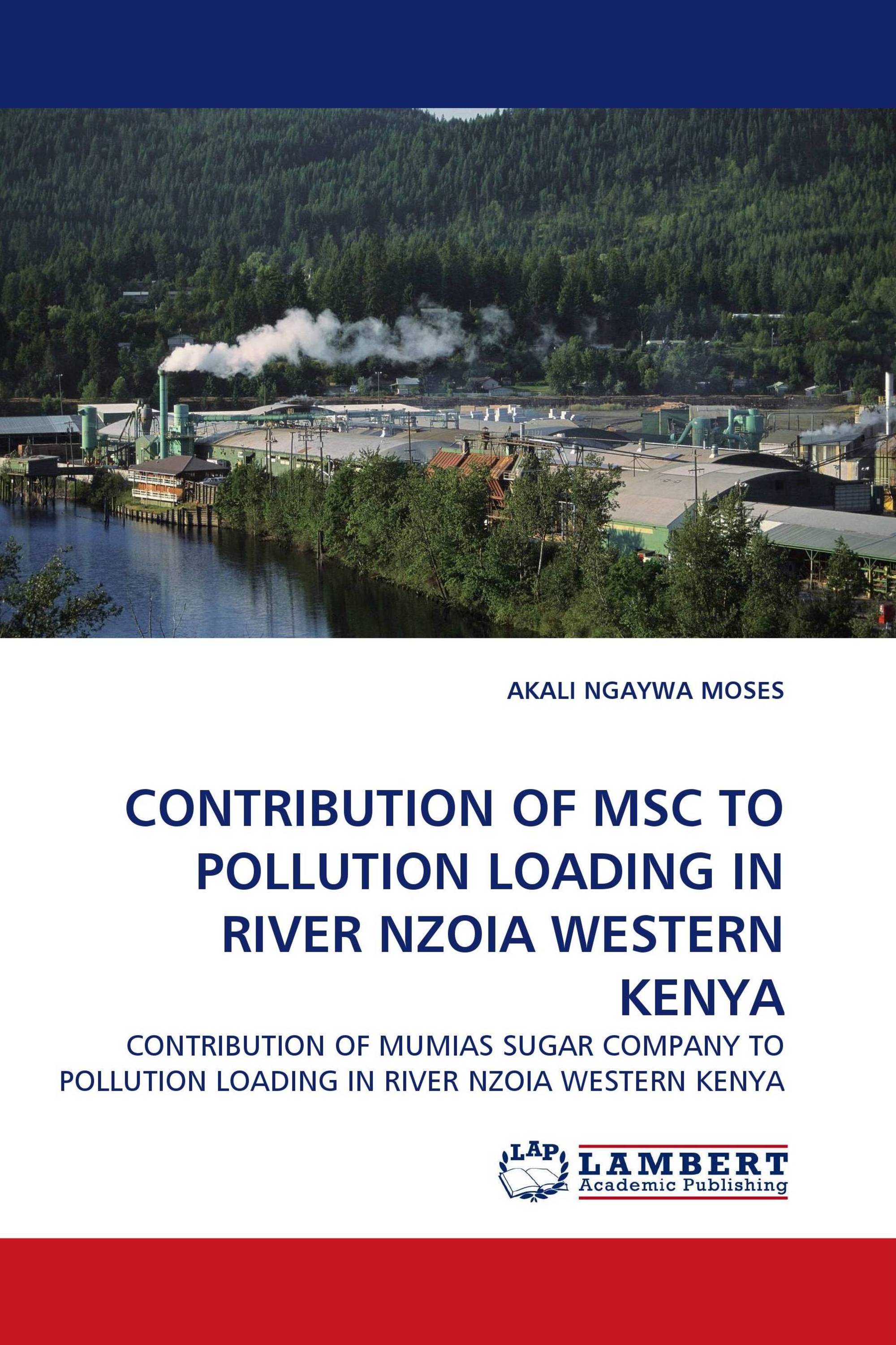 CONTRIBUTION OF MSC TO POLLUTION LOADING IN RIVER NZOIA WESTERN KENYA