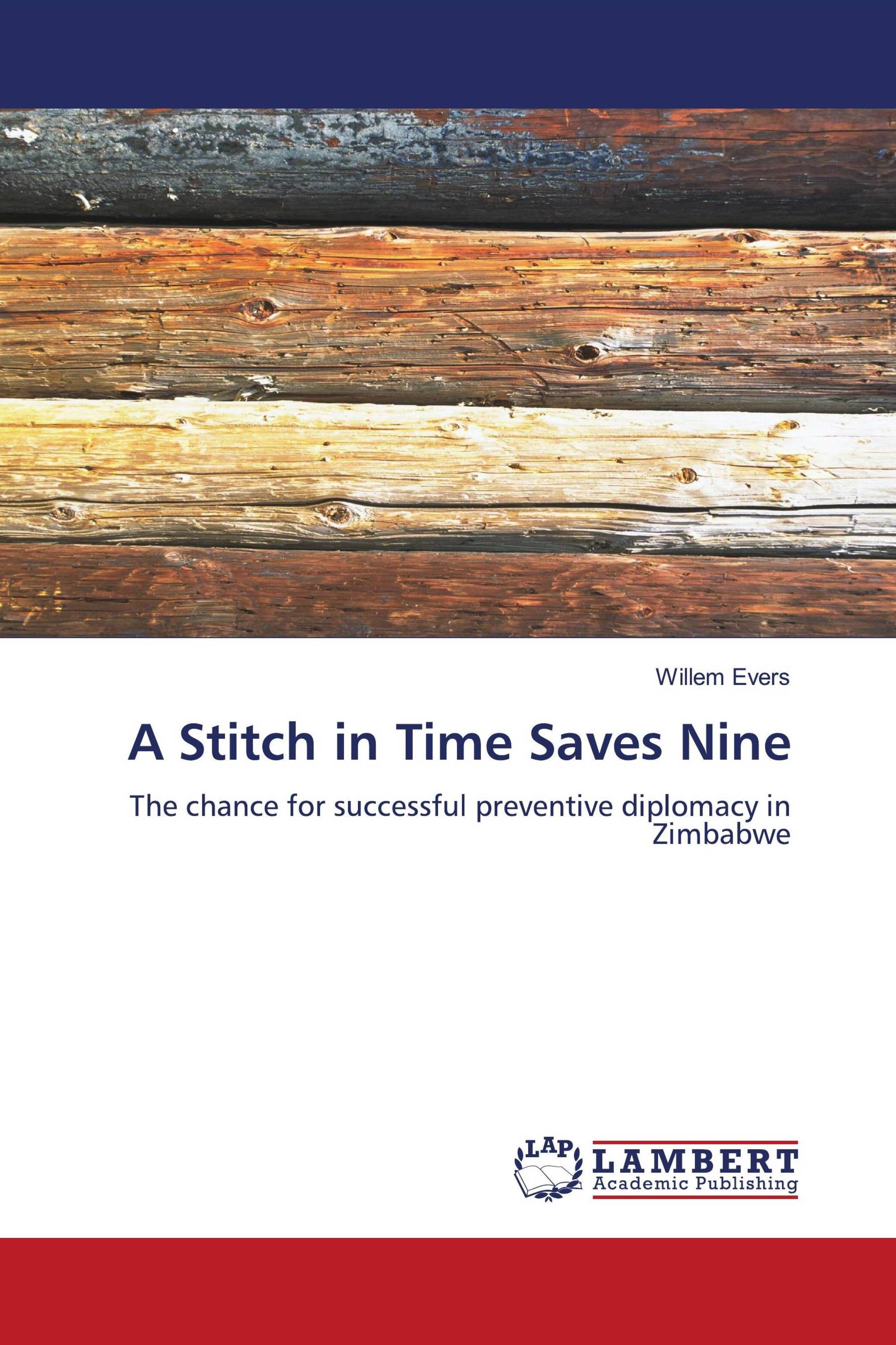 A Stitch in Time Saves Nine