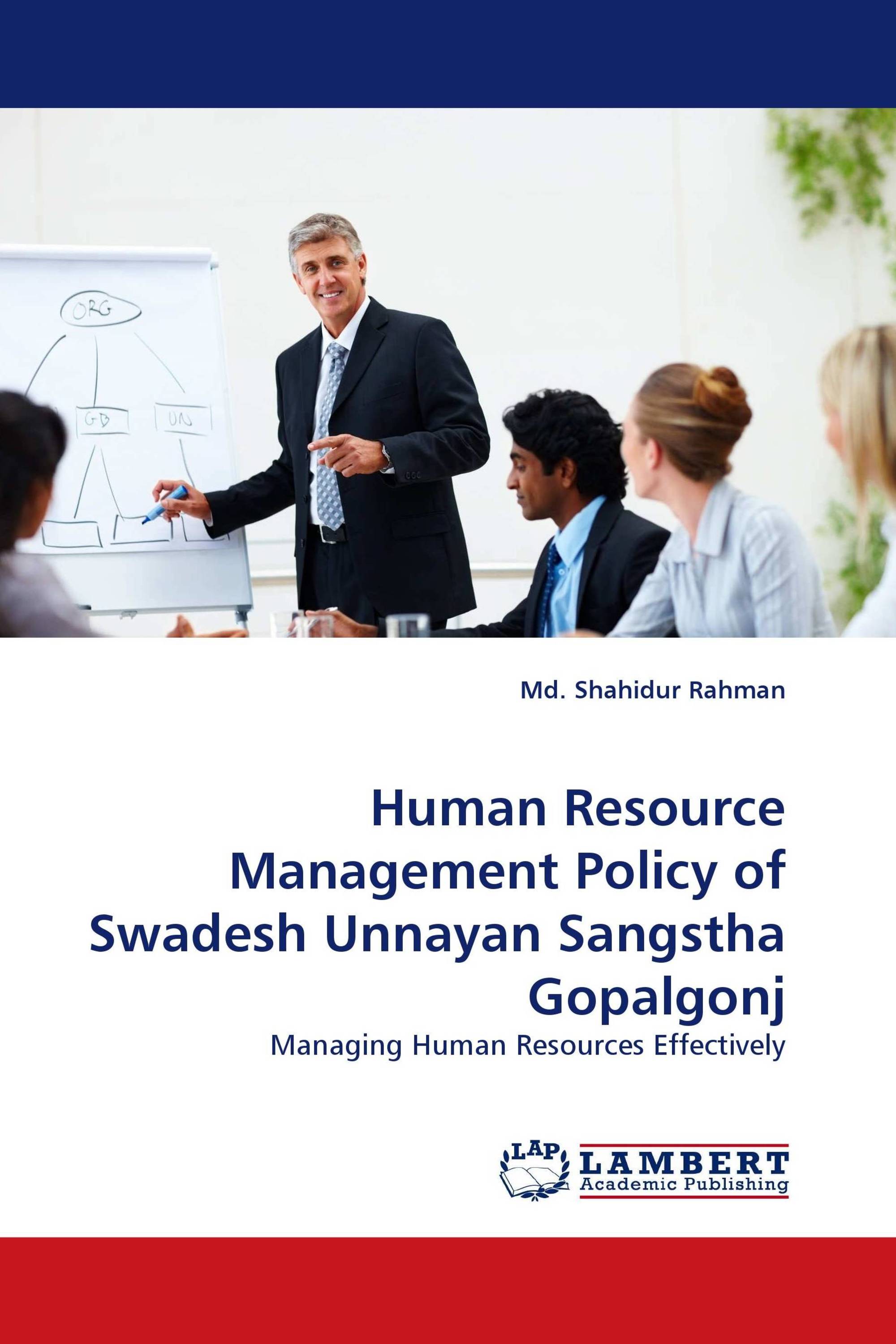 Human Resource Management Policy of Swadesh Unnayan Sangstha Gopalgonj