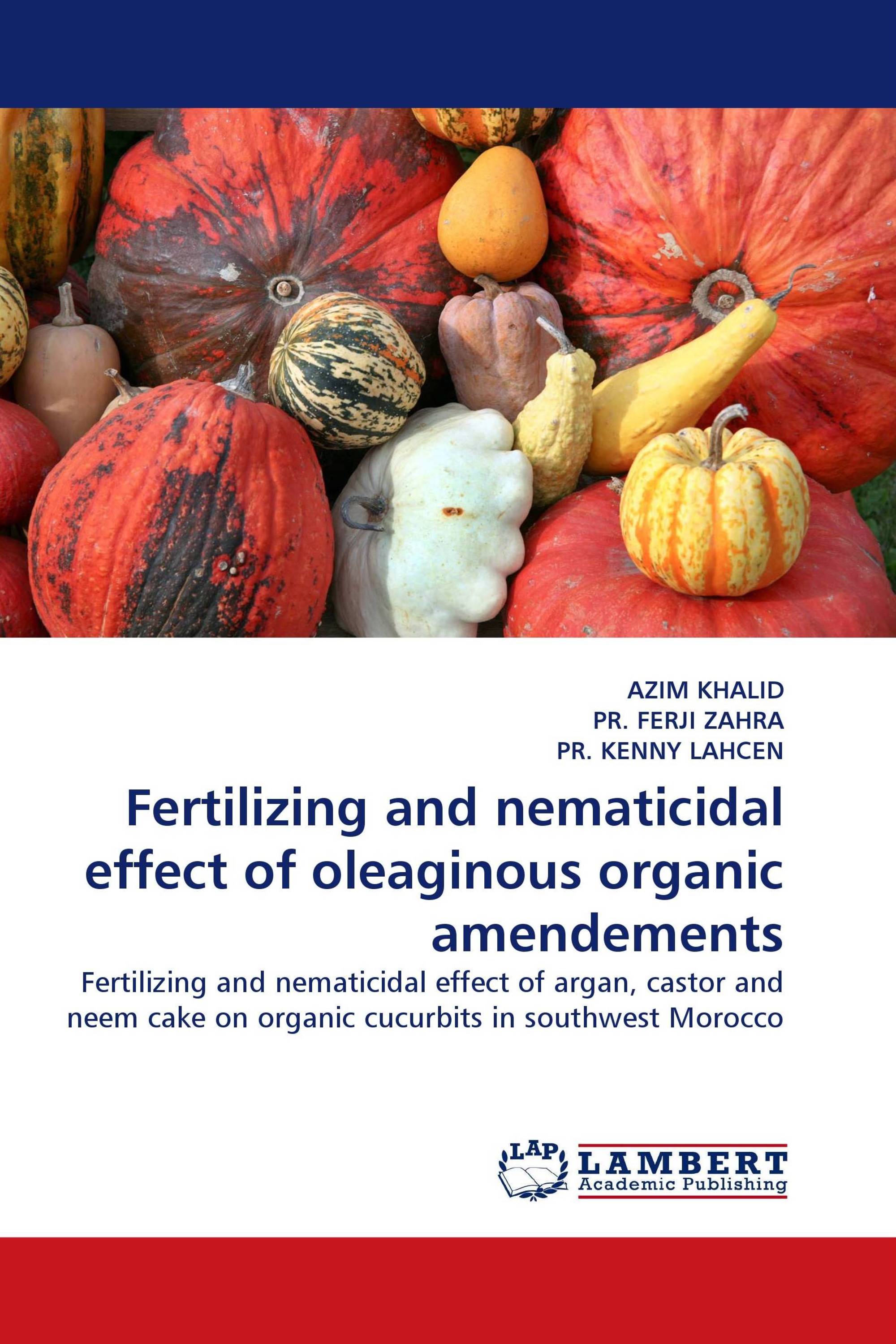 Fertilizing and nematicidal effect of oleaginous organic amendements