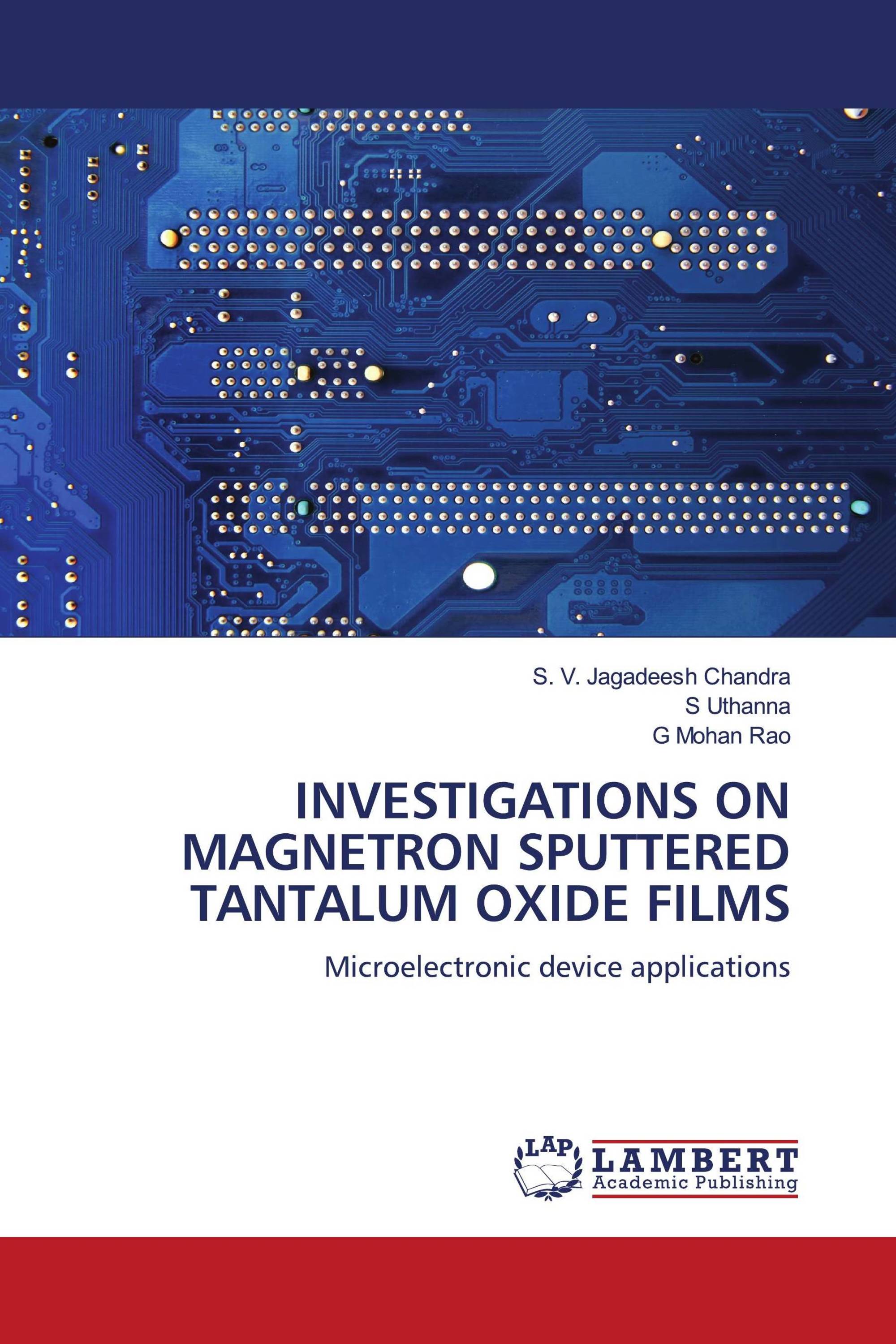 INVESTIGATIONS ON MAGNETRON SPUTTERED TANTALUM OXIDE FILMS