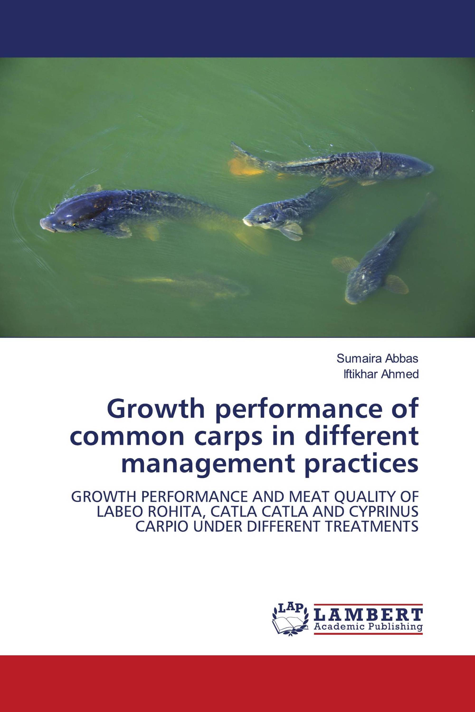 Growth performance of common carps in different management practices