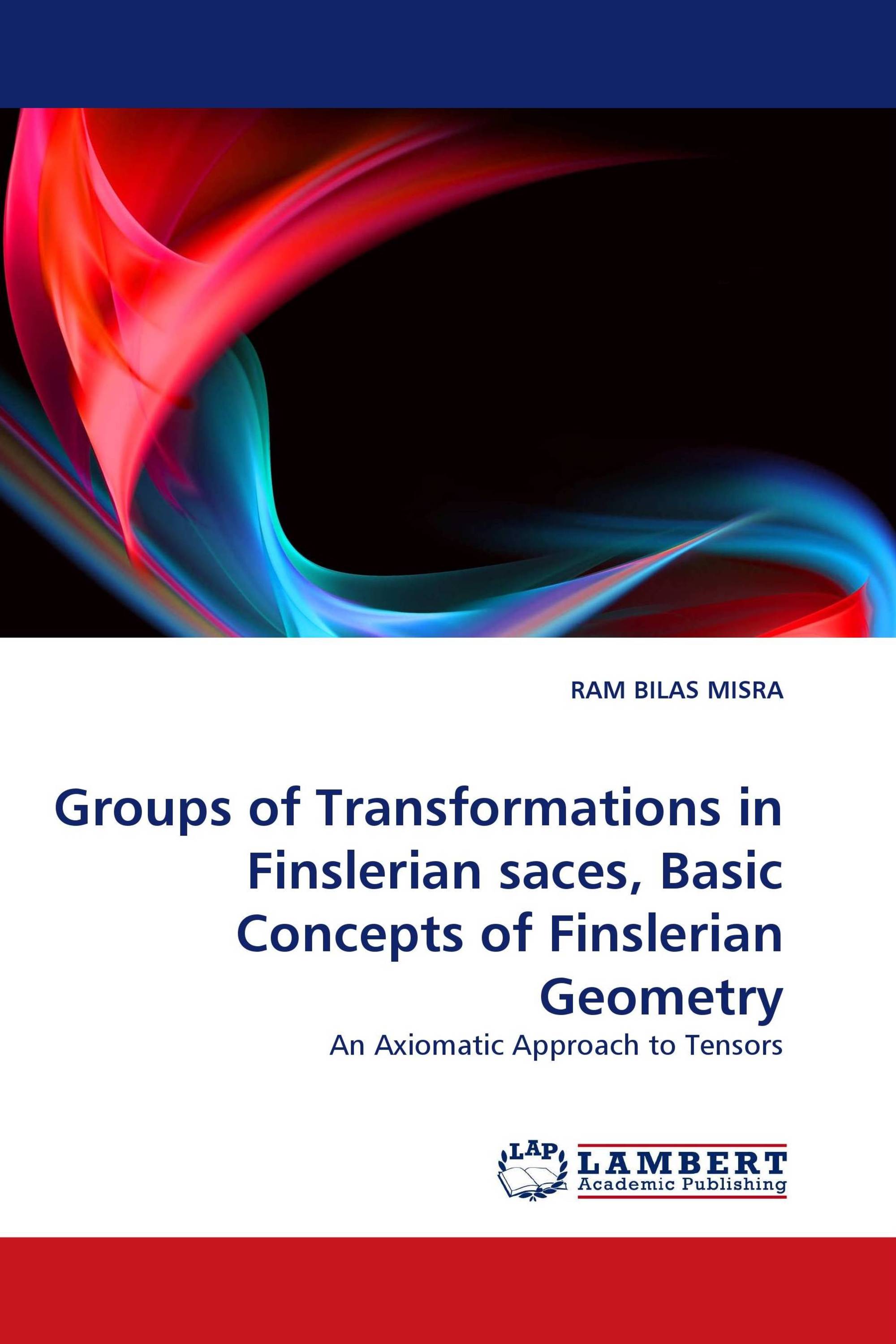 Groups of Transformations in Finslerian saces, Basic Concepts of Finslerian Geometry