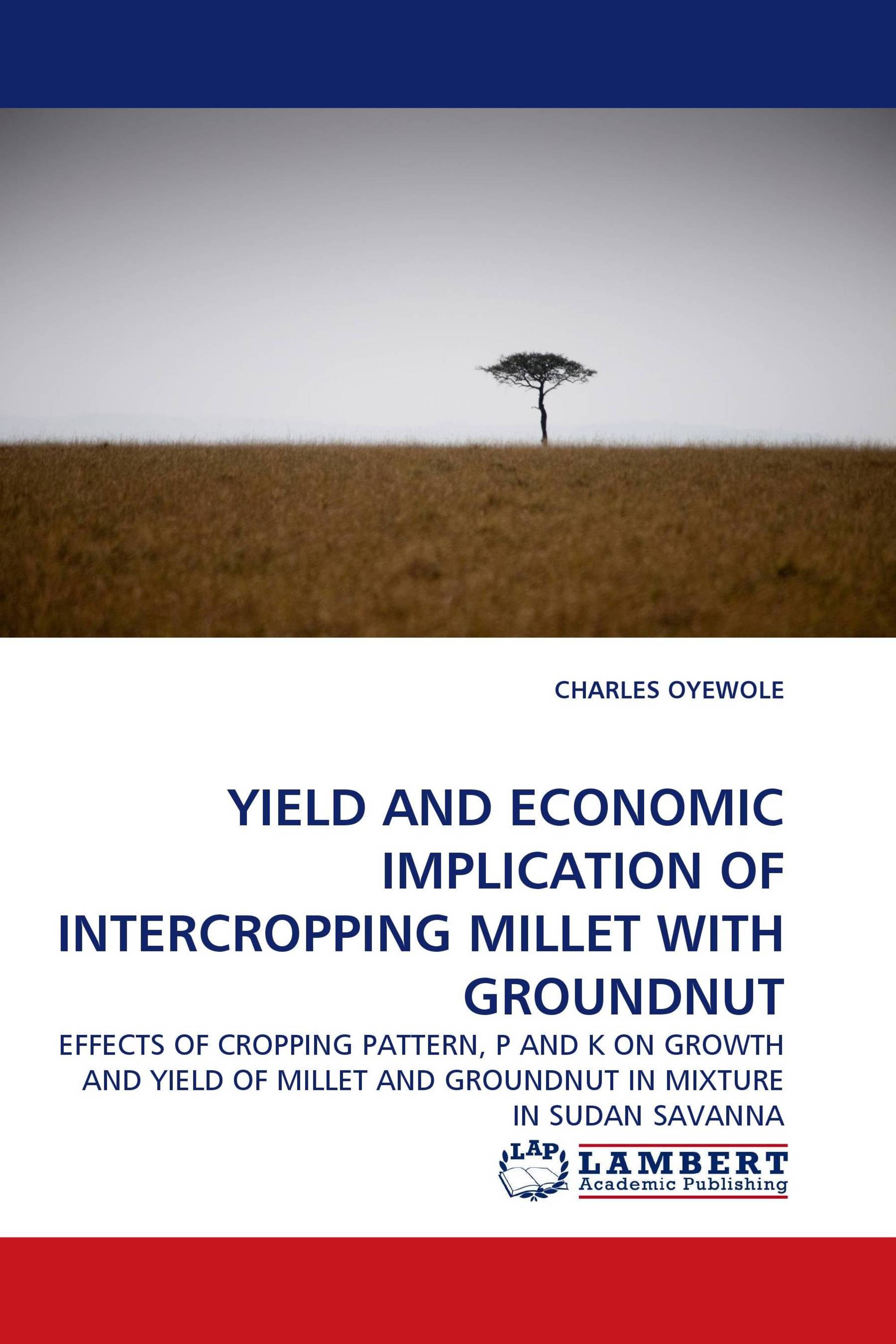 YIELD AND ECONOMIC IMPLICATION OF INTERCROPPING MILLET WITH GROUNDNUT