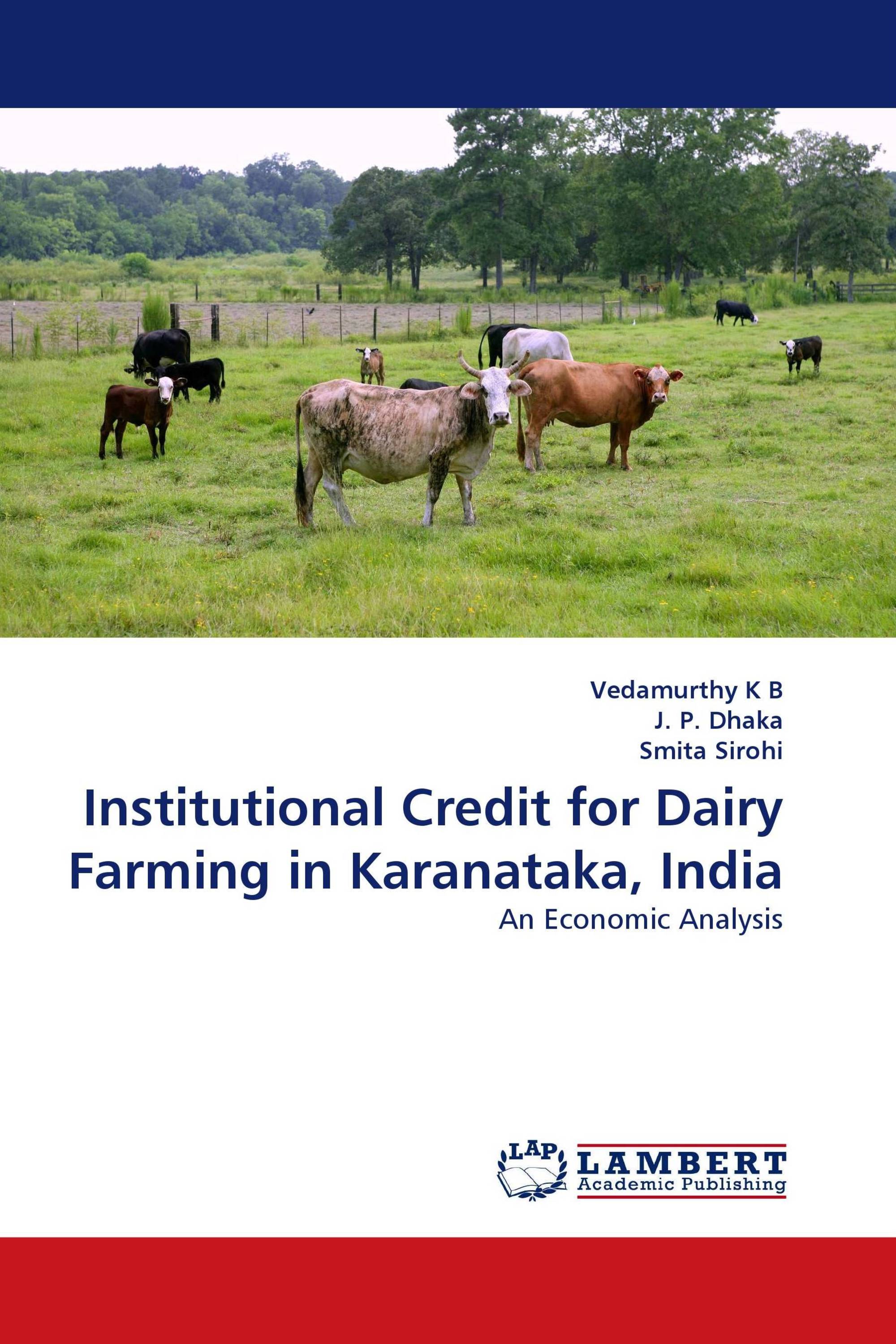 Institutional Credit for Dairy Farming in Karanataka, India