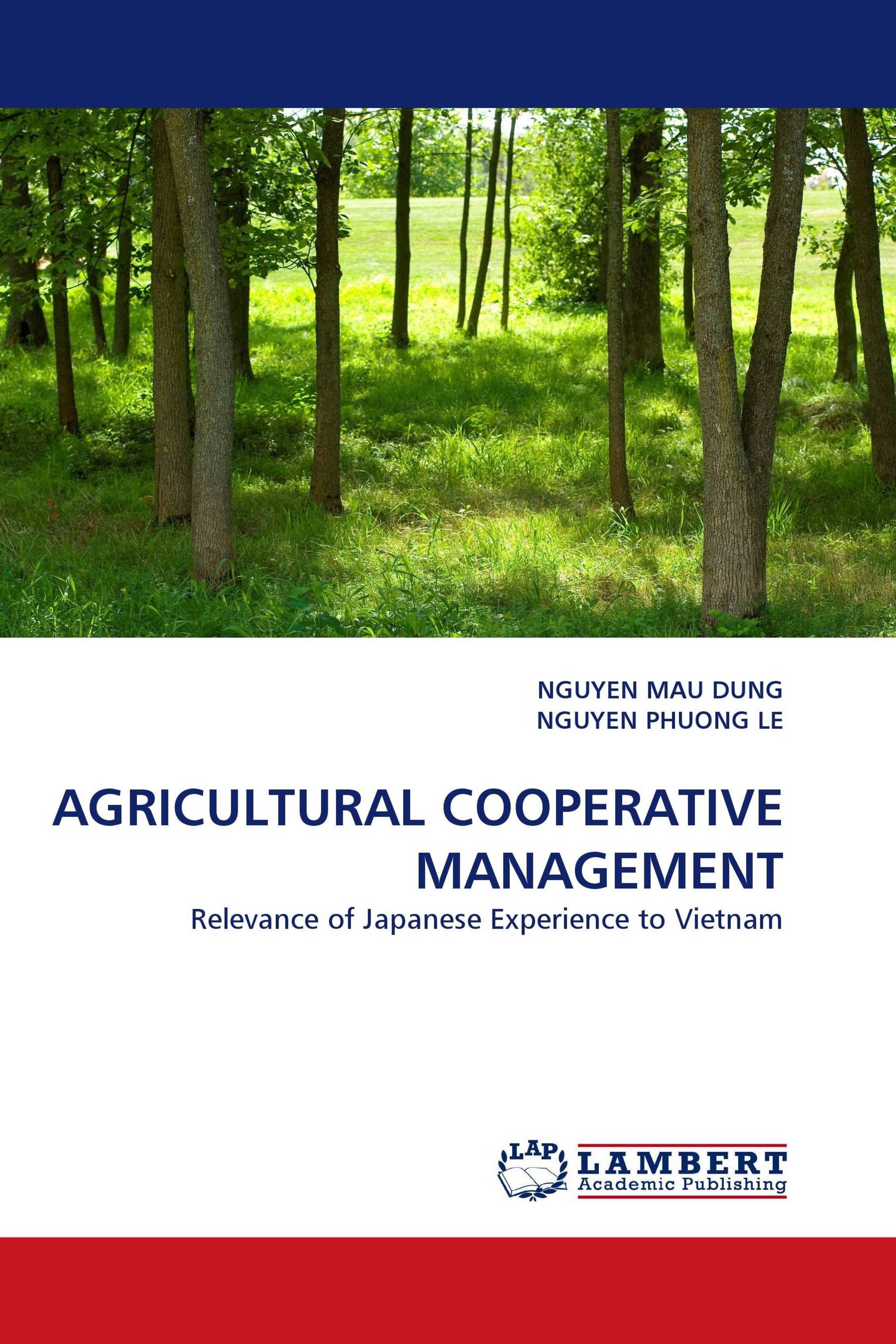 AGRICULTURAL COOPERATIVE MANAGEMENT