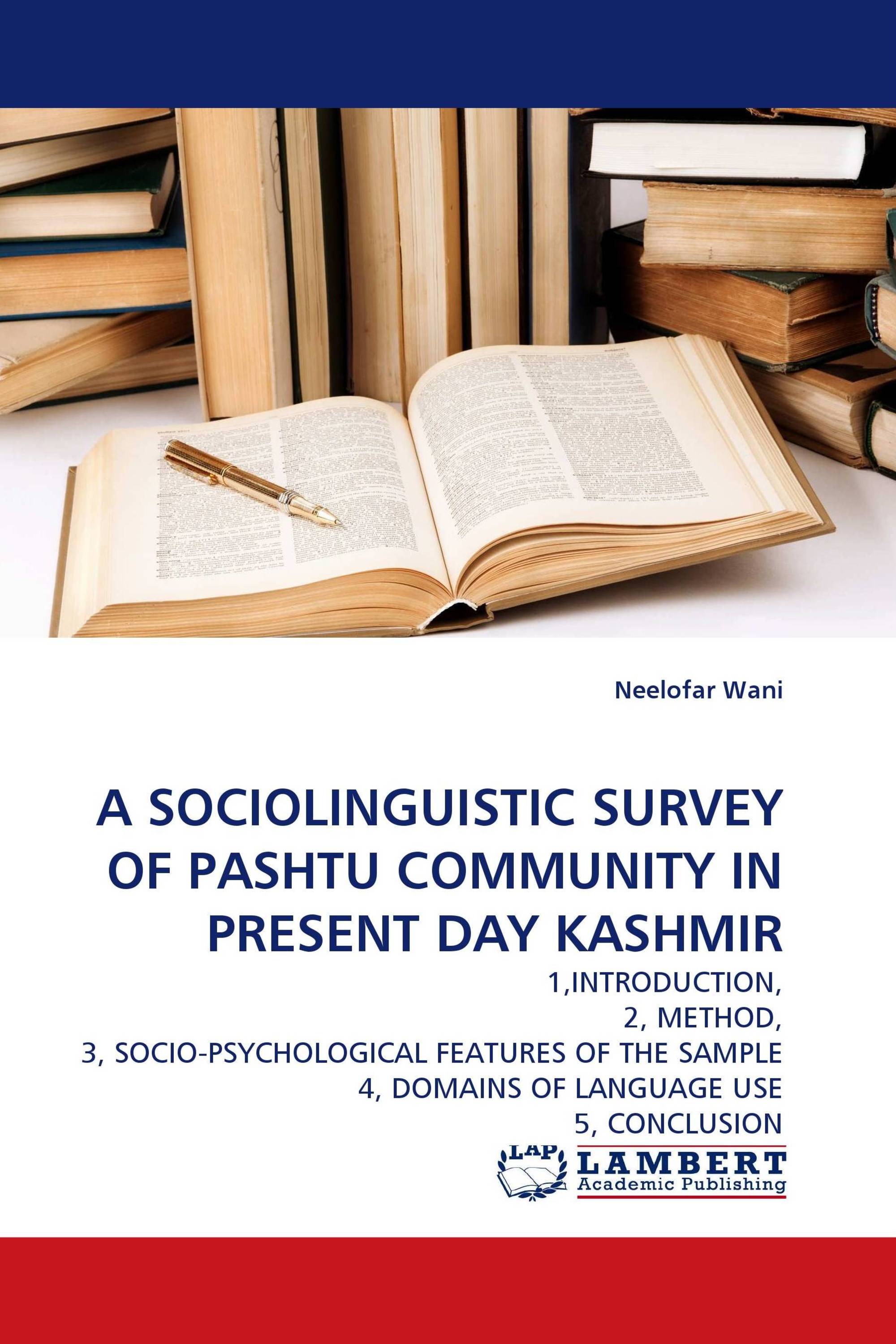 A SOCIOLINGUISTIC SURVEY OF PASHTU COMMUNITY IN PRESENT DAY KASHMIR