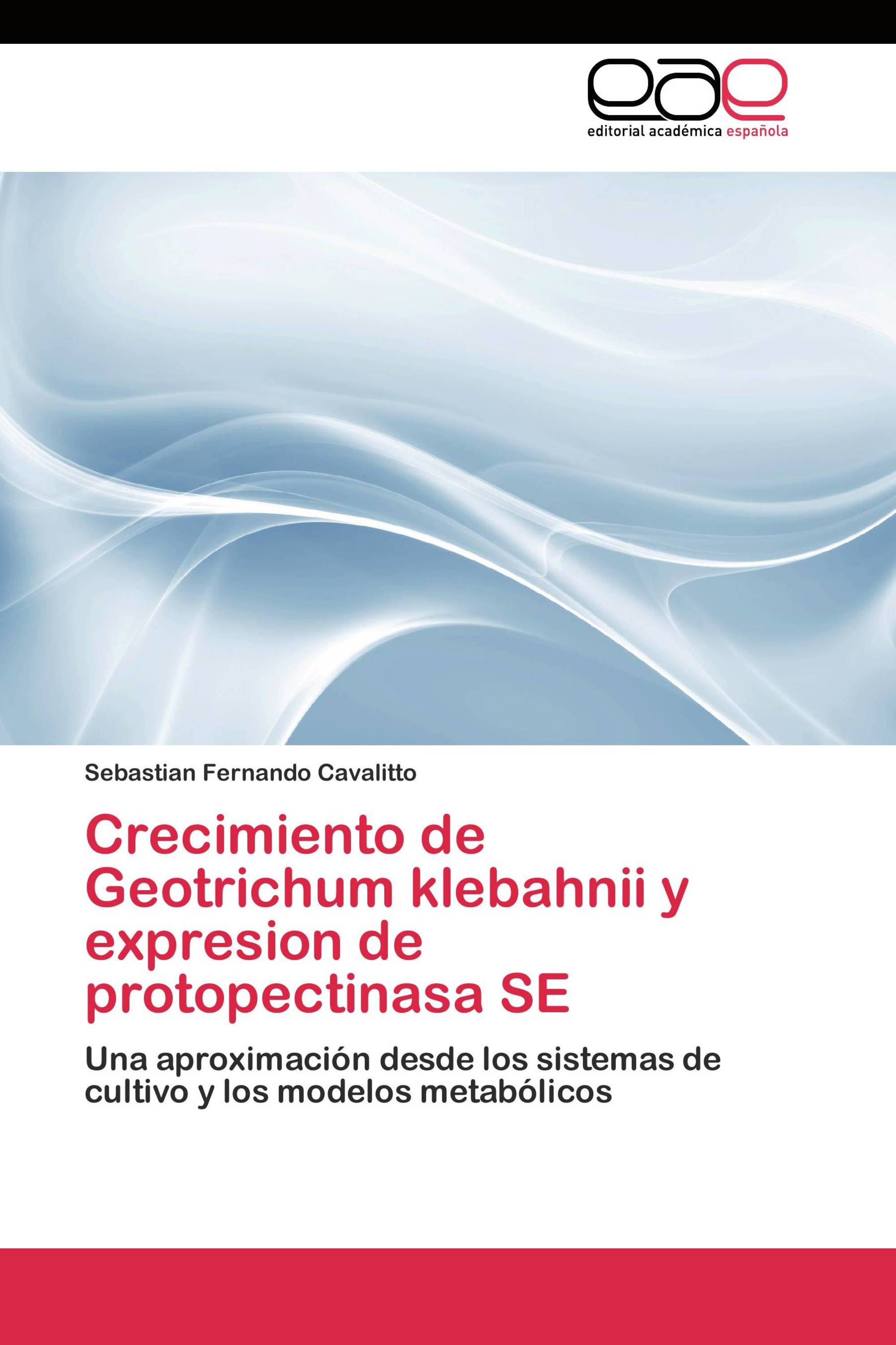 Crecimiento de Geotrichum klebahnii y expresion de protopectinasa SE