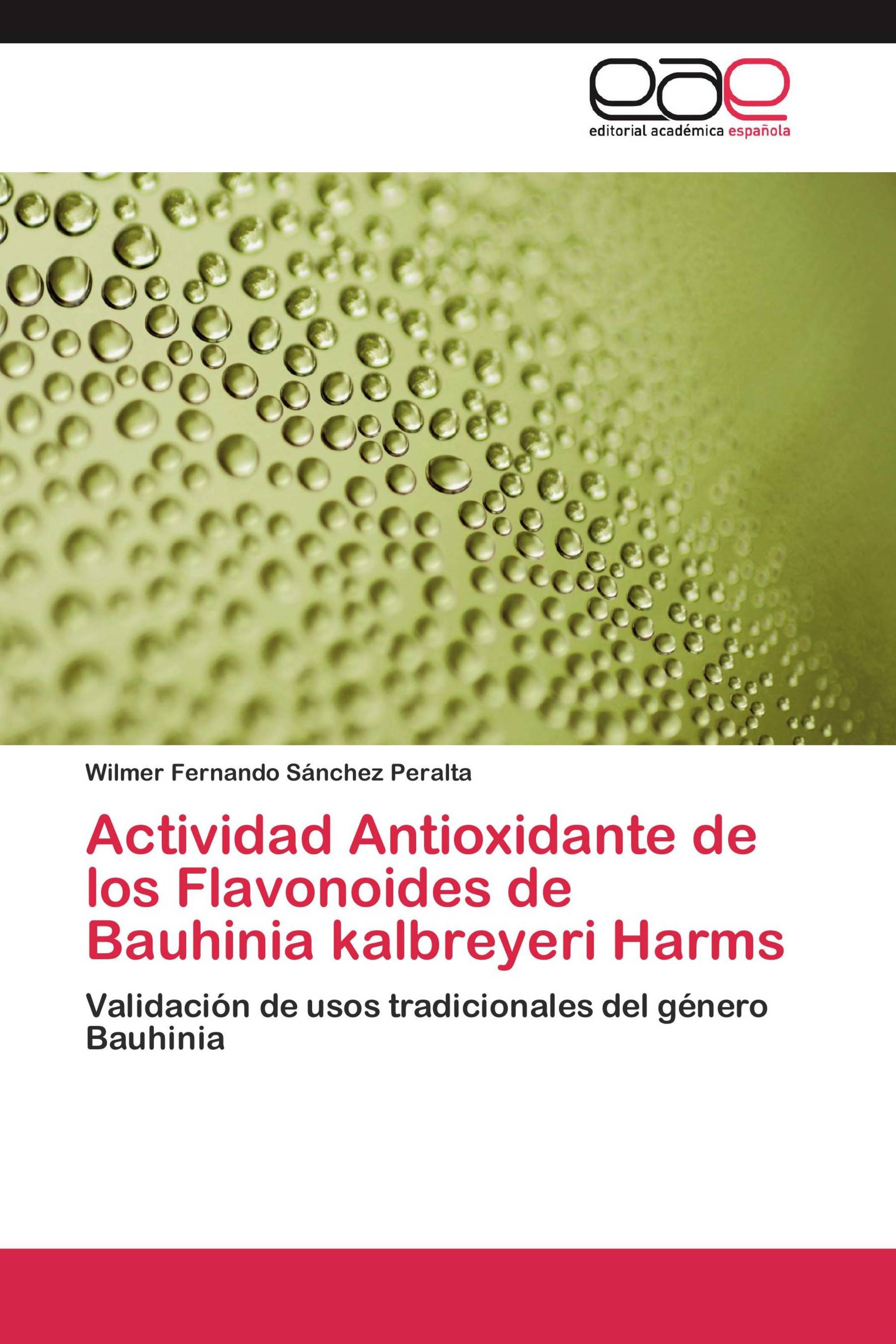 Actividad Antioxidante de los Flavonoides de Bauhinia kalbreyeri Harms