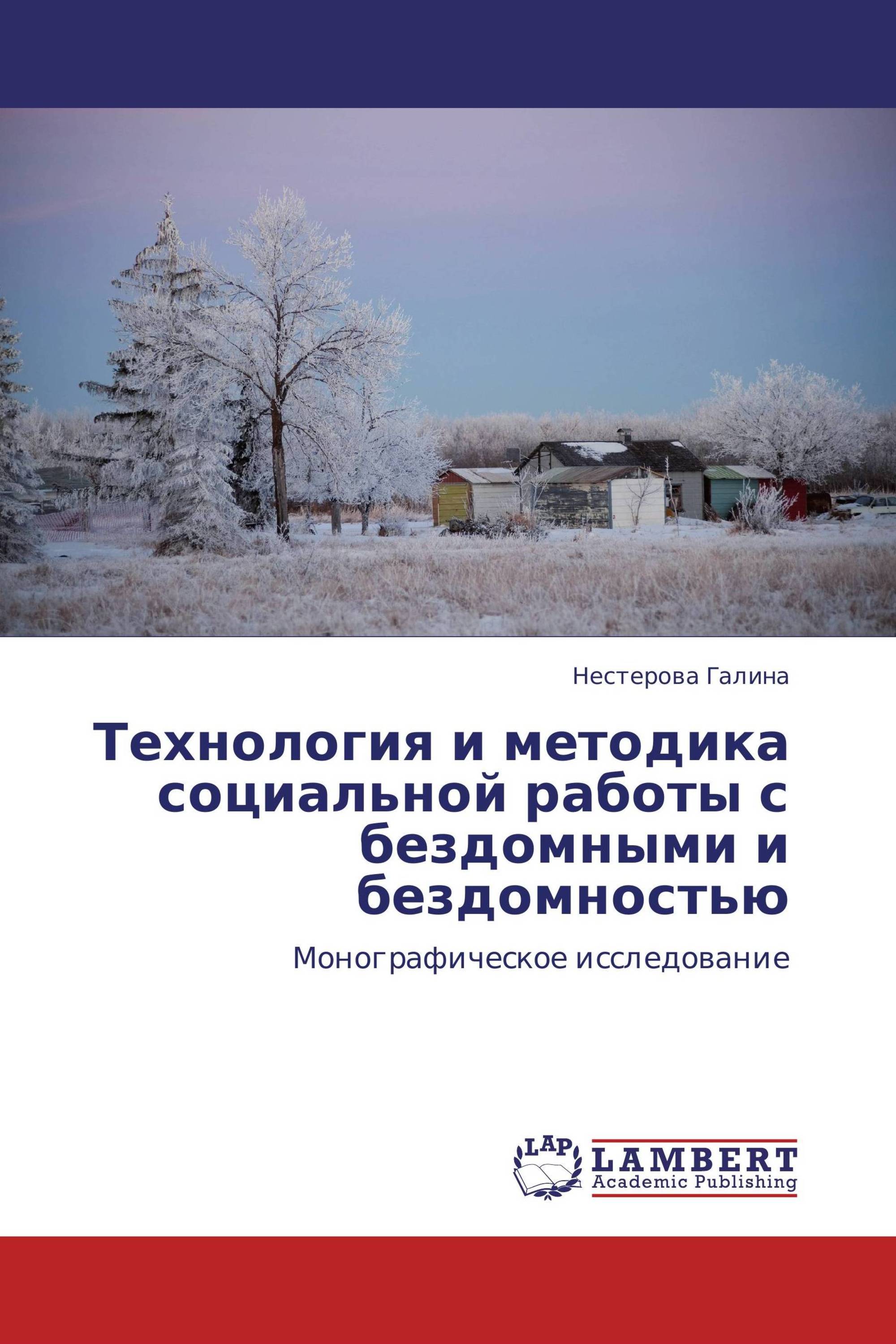 Технология и методика социальной работы с бездомными и бездомностью