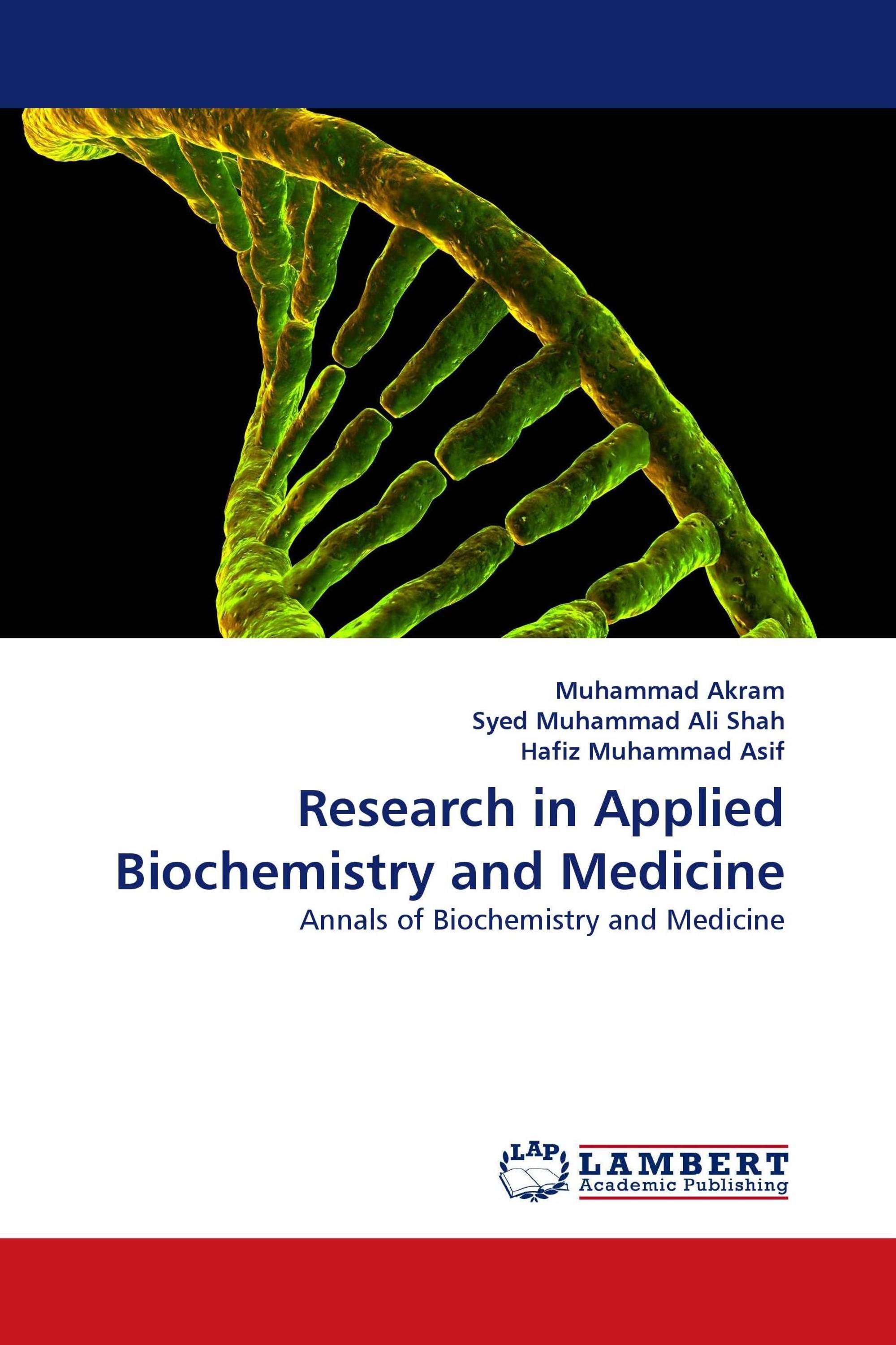 Research in Applied Biochemistry and Medicine / 9783844380422