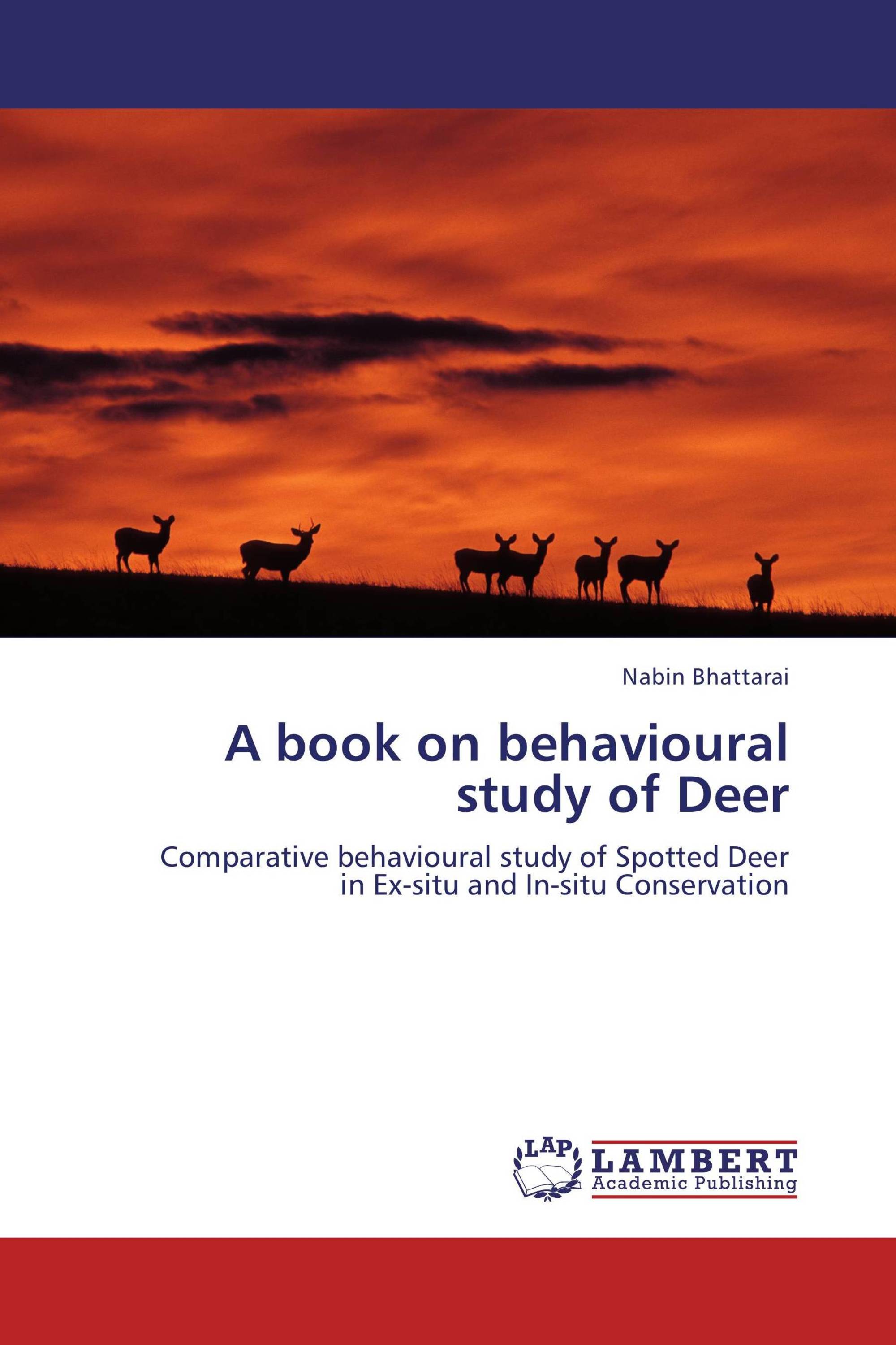 A book on behavioural study of Deer