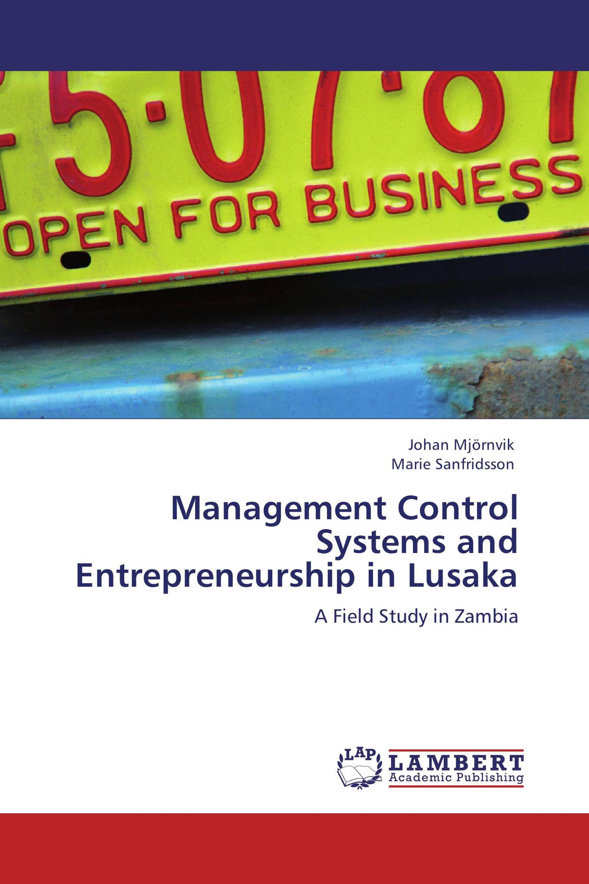 Management Control Systems and Entrepreneurship in Lusaka