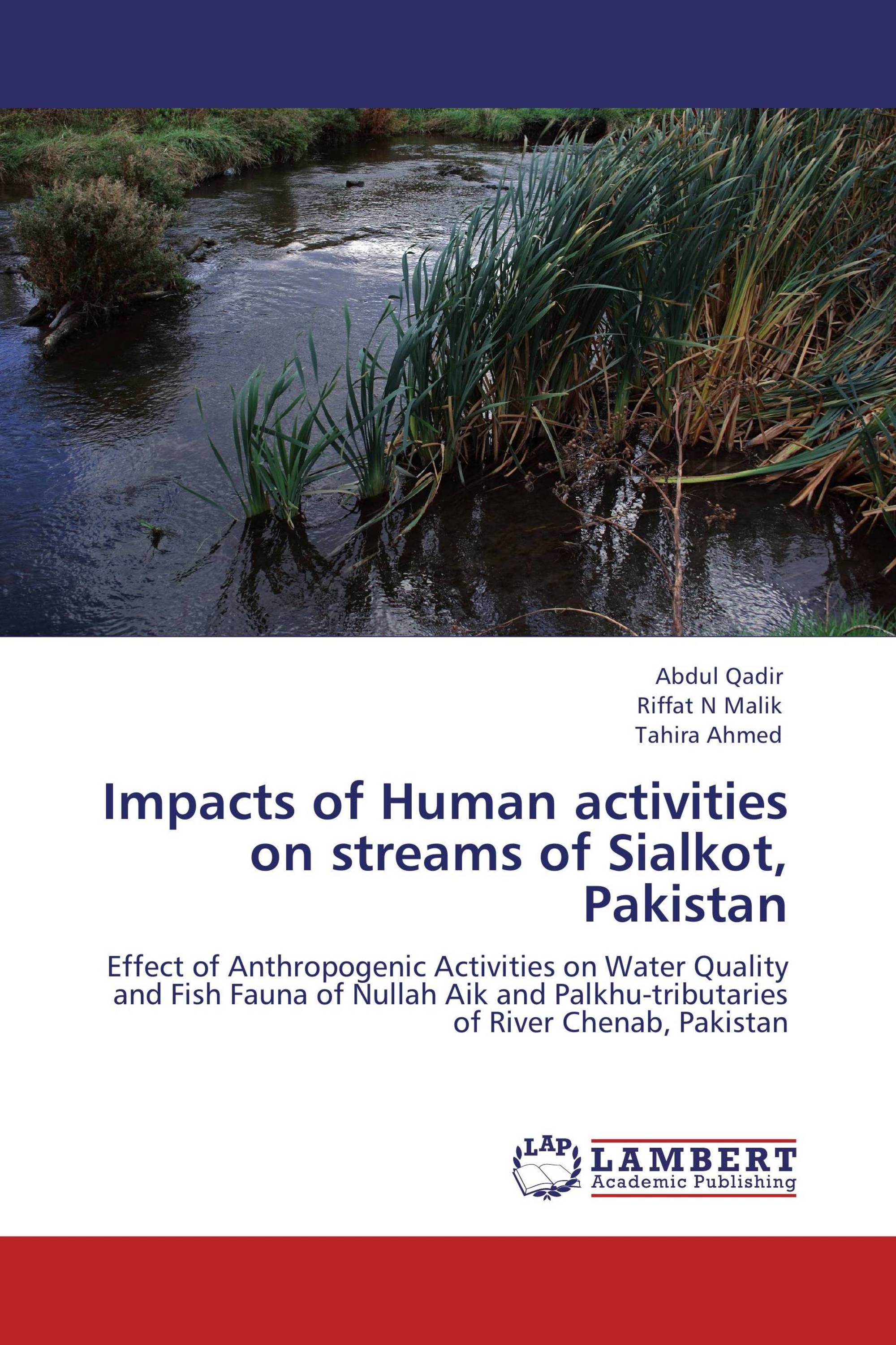 Impacts of Human activities on streams of Sialkot, Pakistan