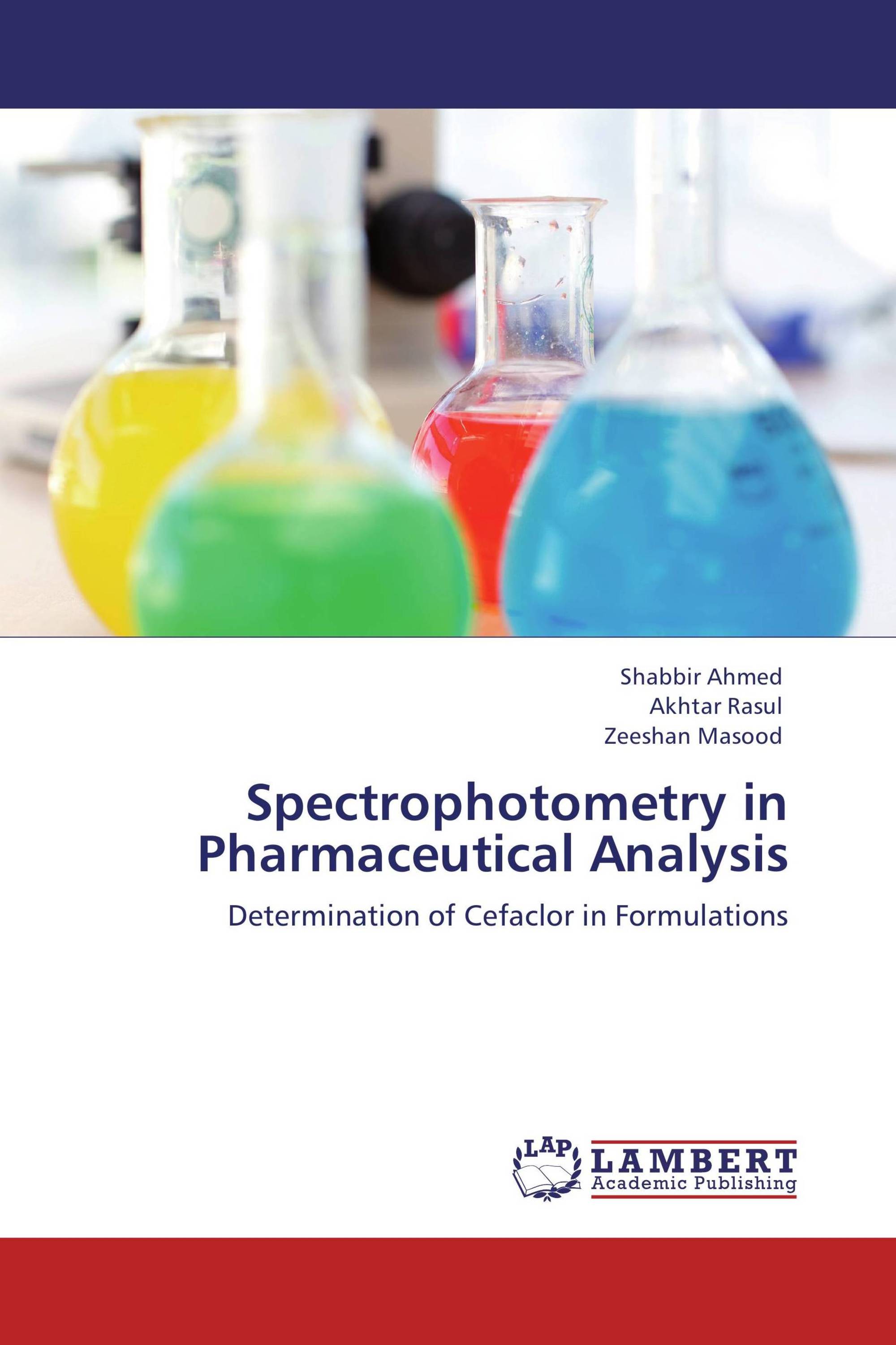 SPECTROPHOTOMETRY IN PHARMACEUTICAL ANALYSIS