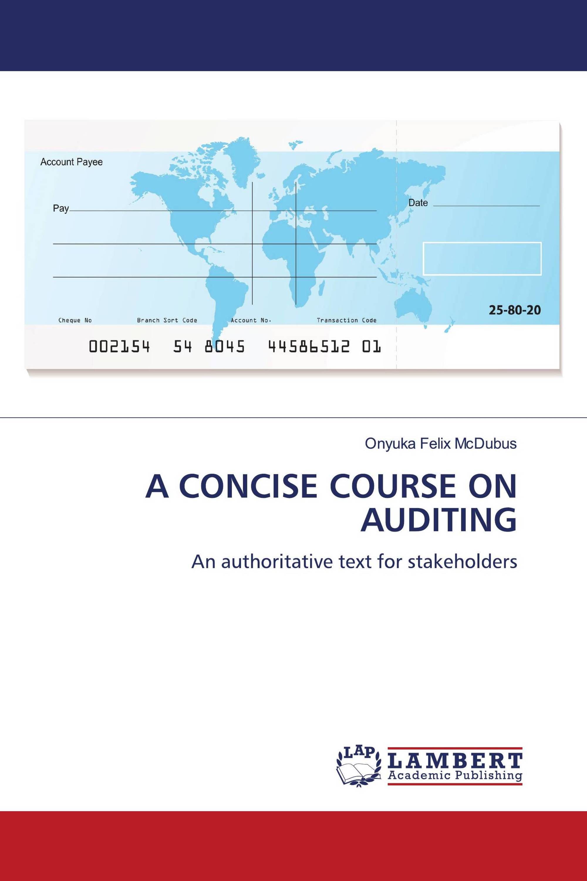 A CONCISE COURSE ON AUDITING