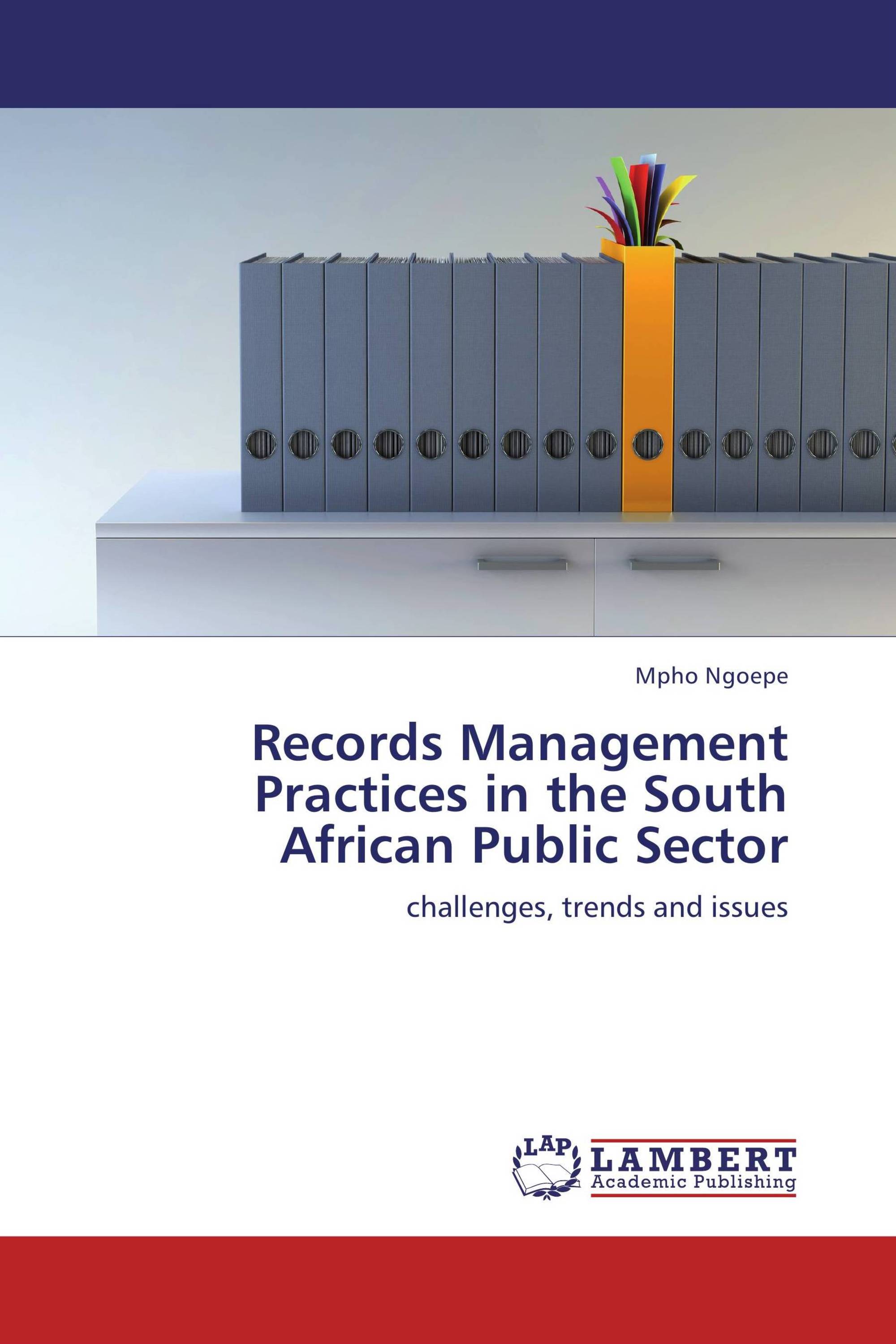 Records Management Practices in the South African Public Sector / 978-3 ...