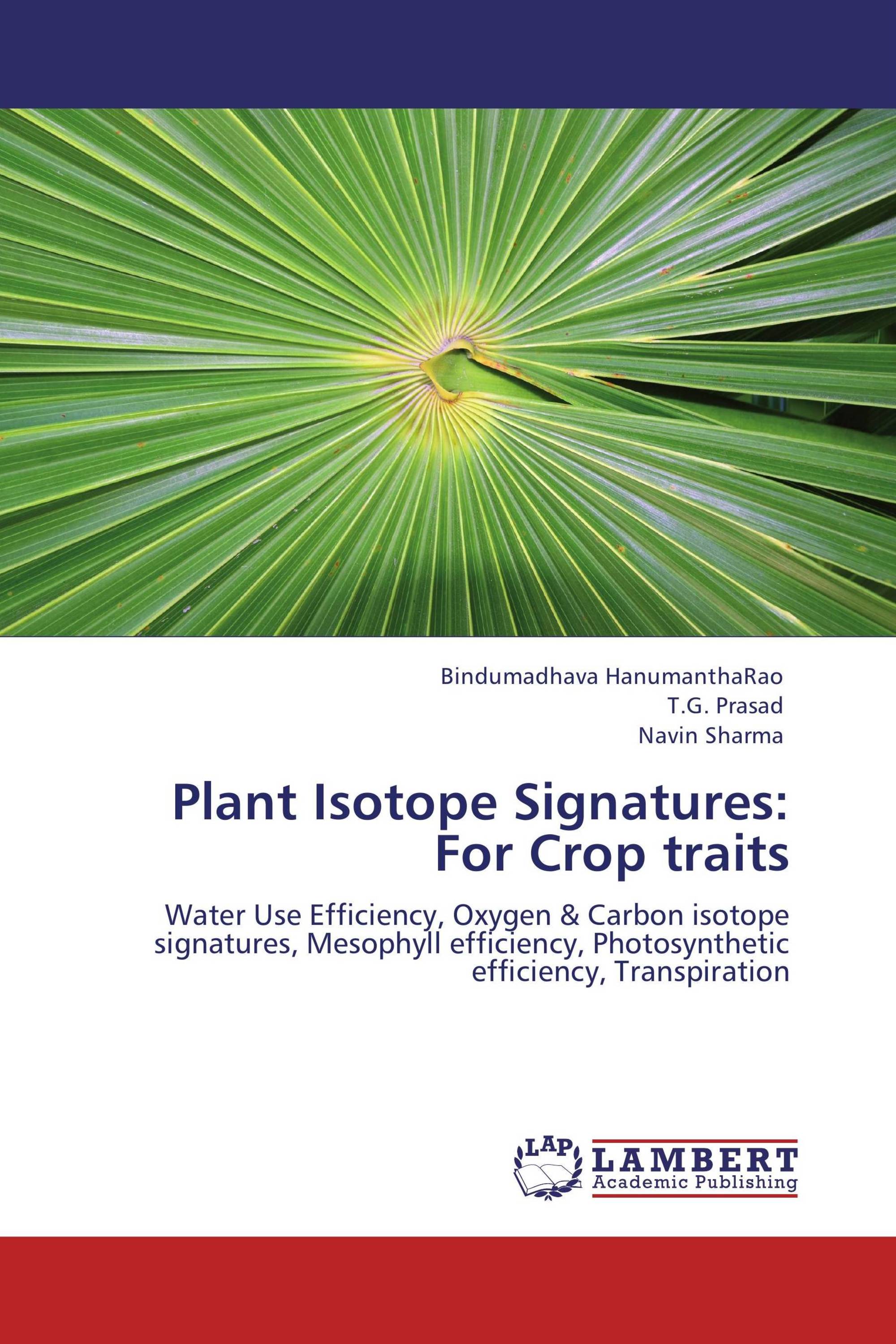 Plant Isotope Signatures: For Crop traits