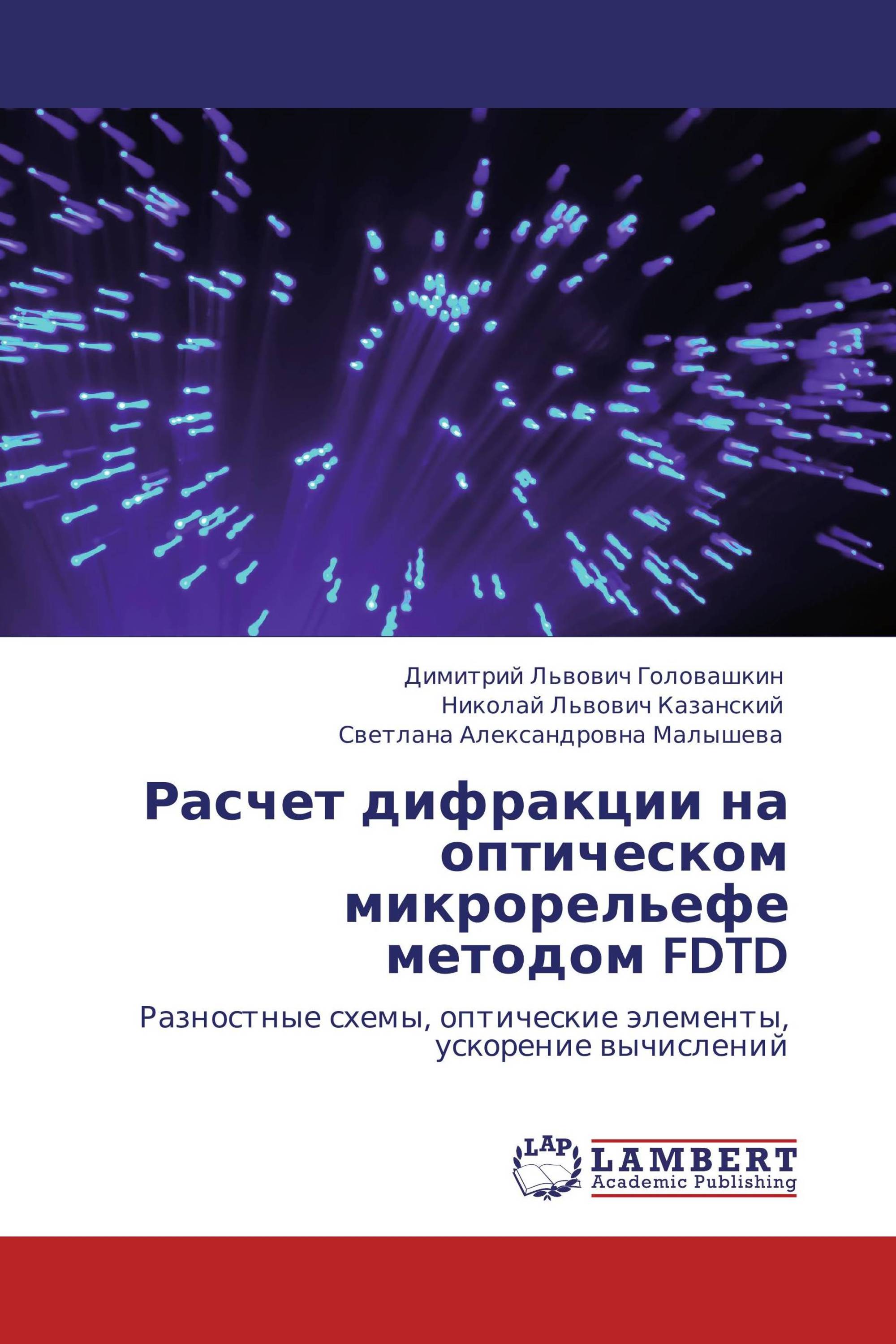 Расчет дифракции на оптическом микрорельефе методом FDTD