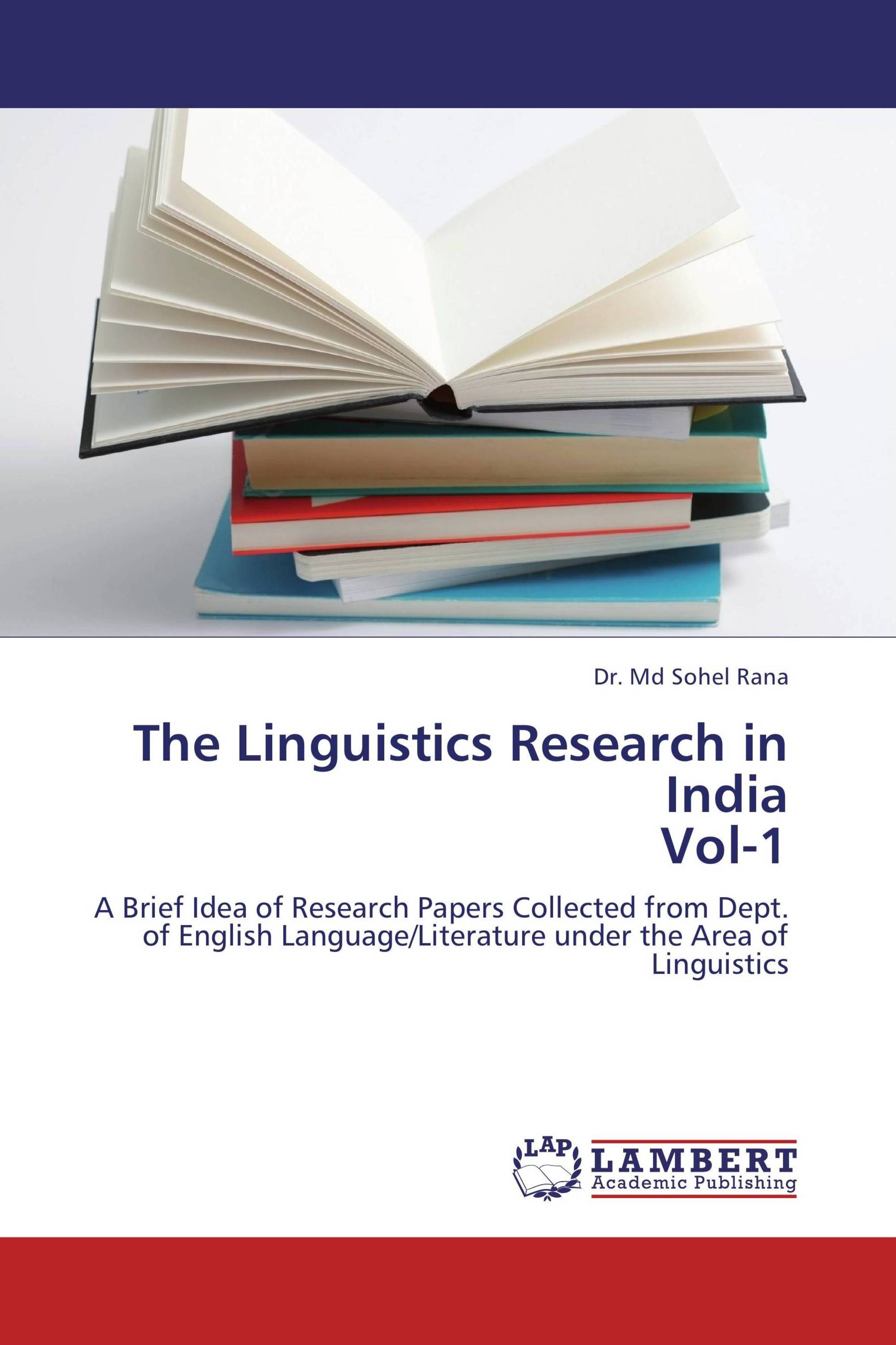 The Linguistics Research in India Vol-1