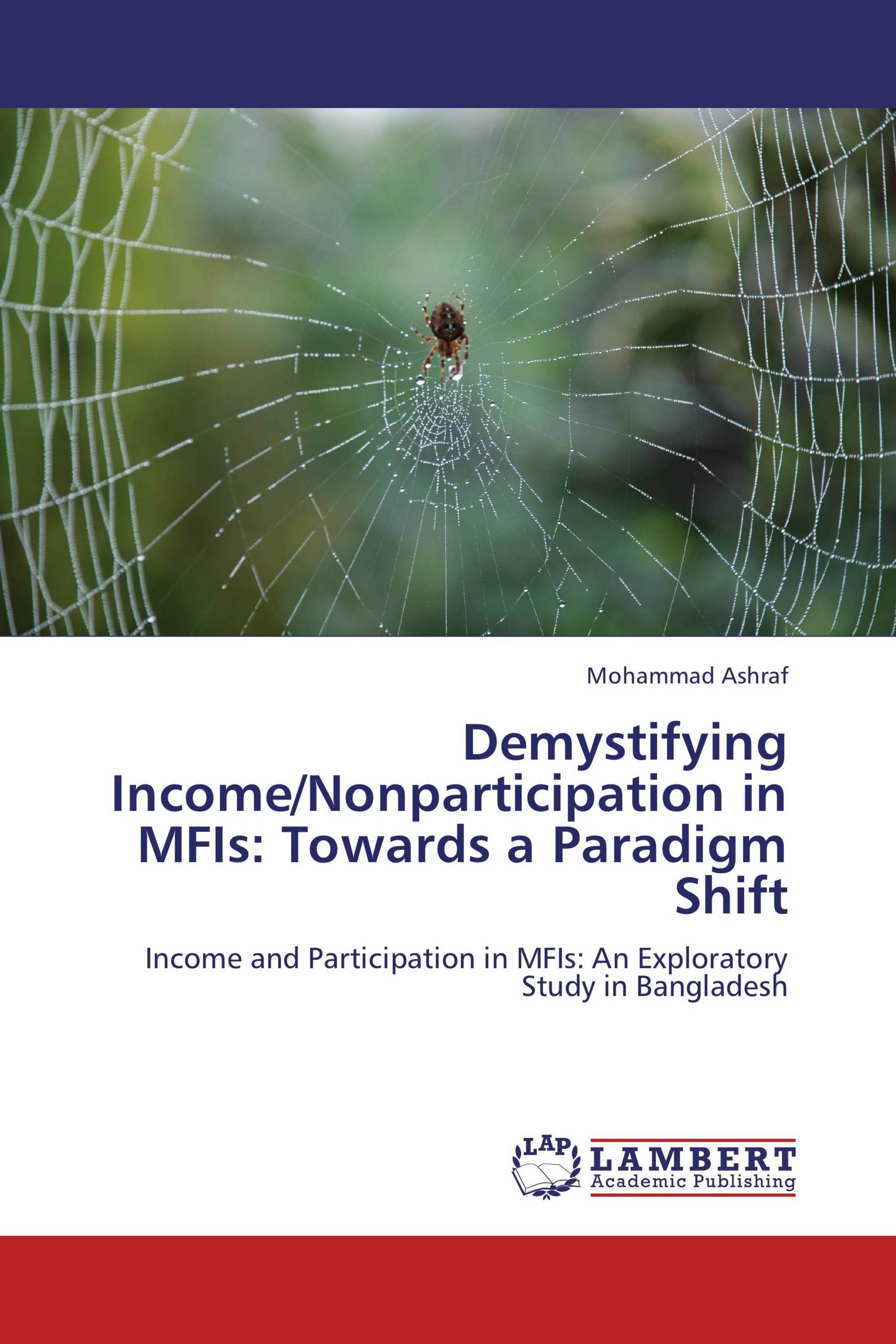 Demystifying Income/Nonparticipation in MFIs: Towards a Paradigm Shift