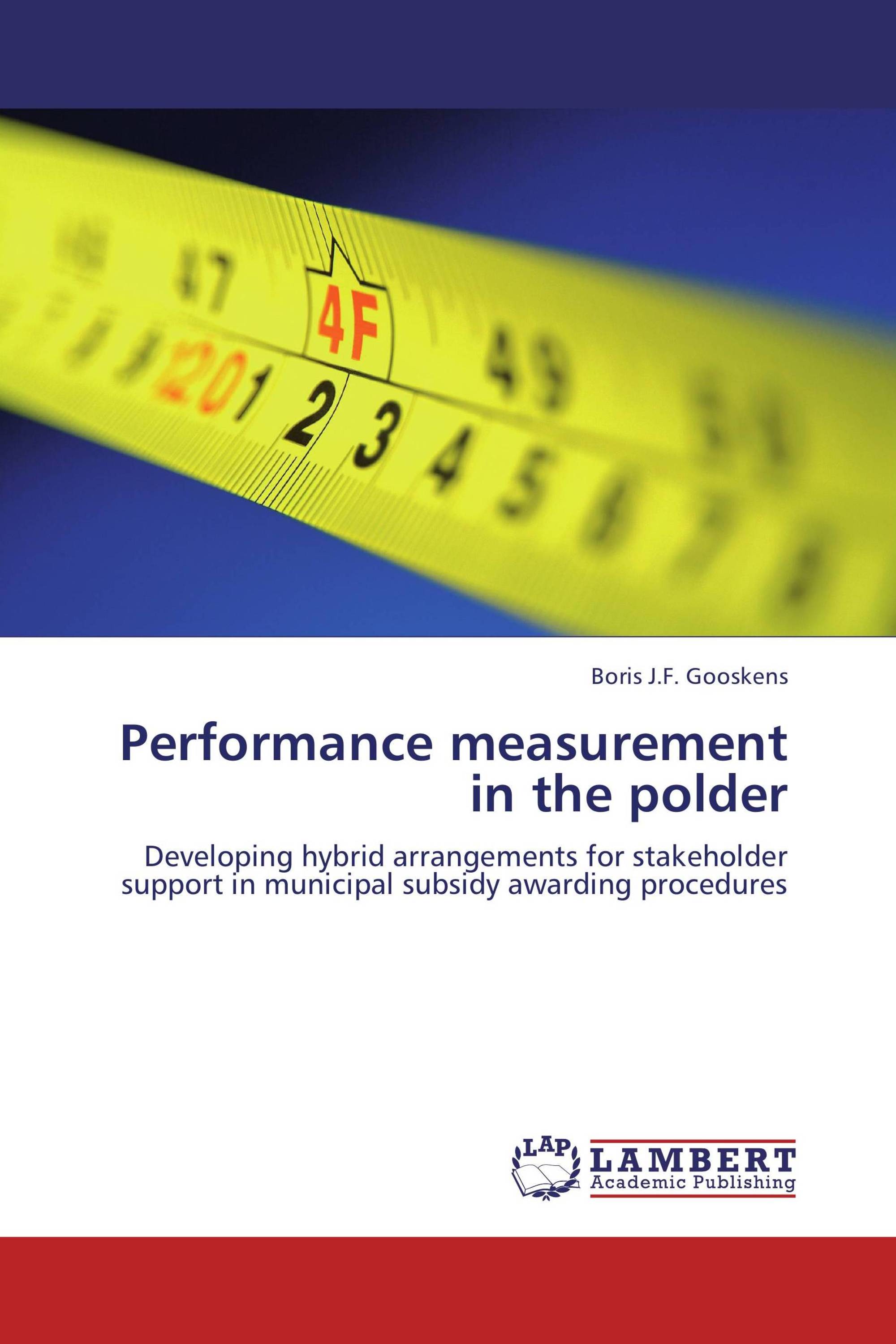 Performance measurement in the polder