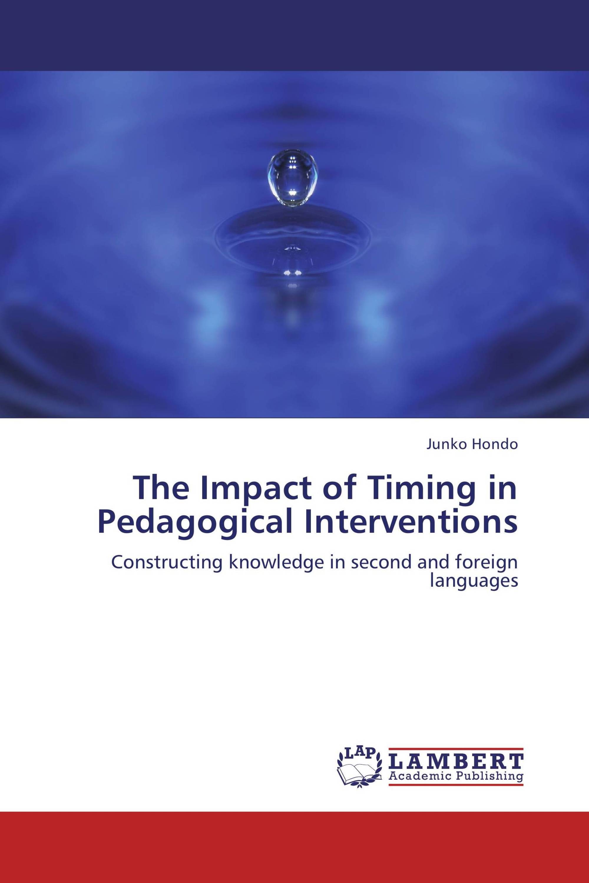 The Impact of Timing in Pedagogical Interventions