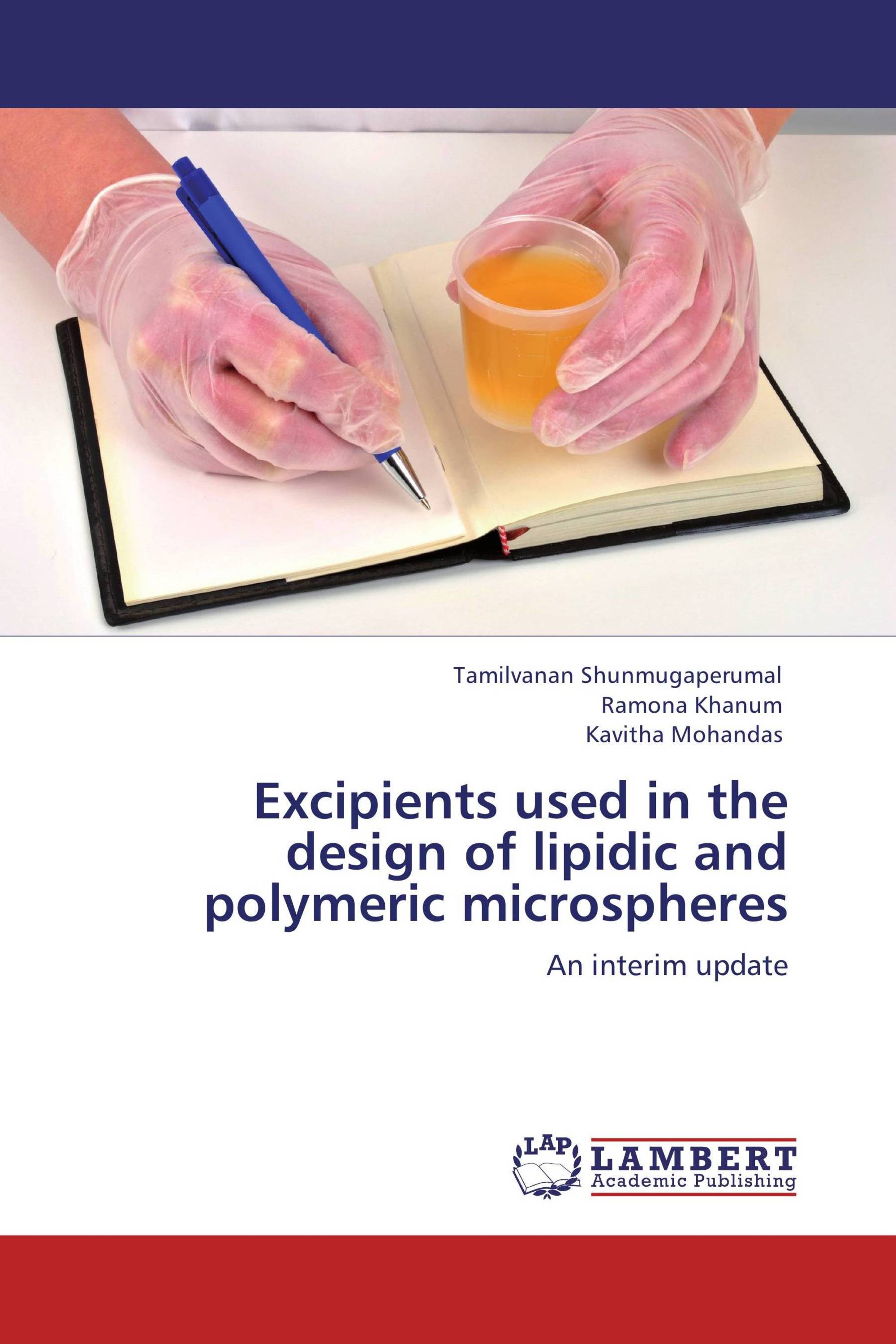 Excipients used in the design of lipidic and polymeric microspheres