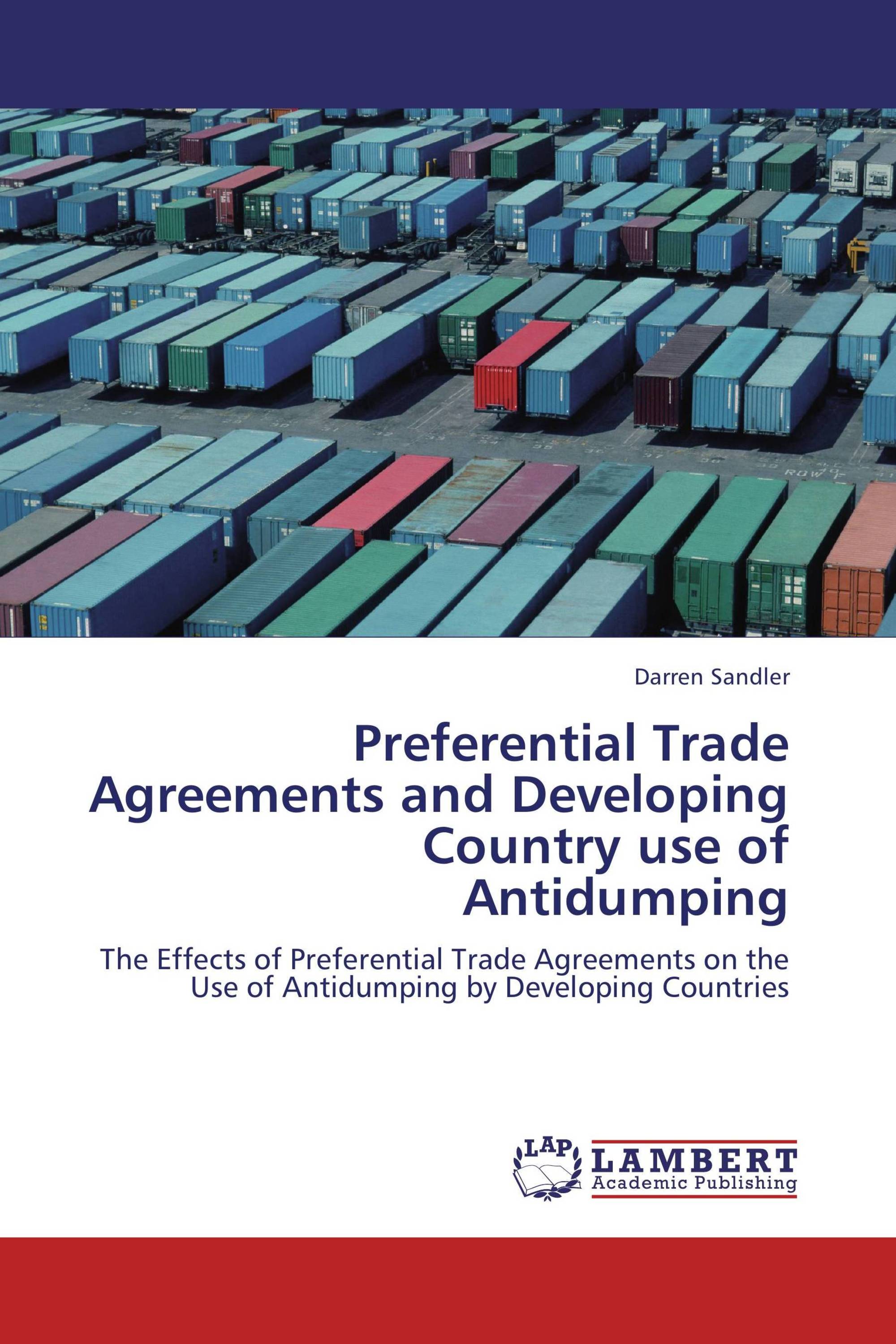 Preferential Trade Agreements and Developing Country use of Antidumping