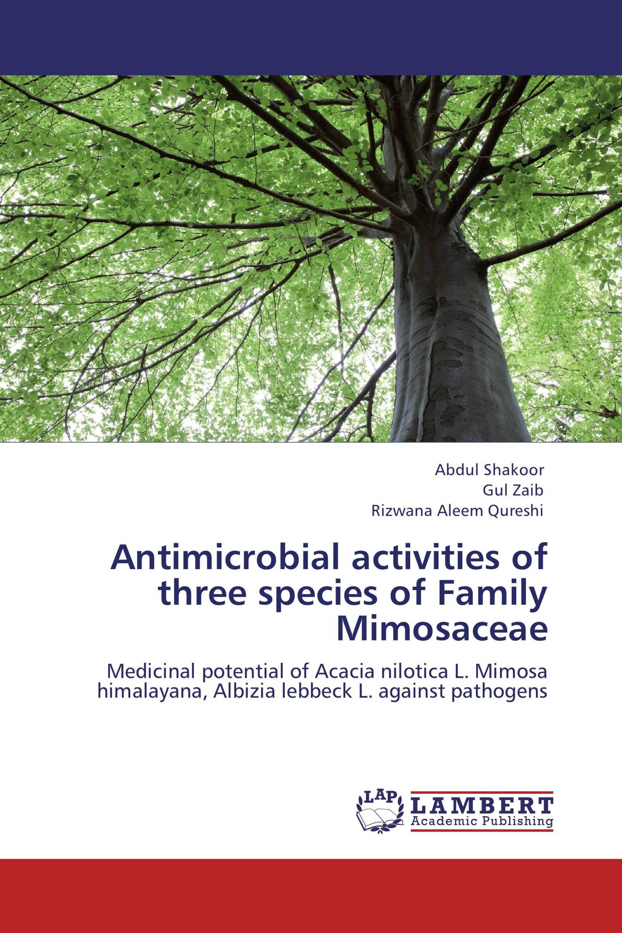 Antimicrobial activities of three species of Family Mimosaceae