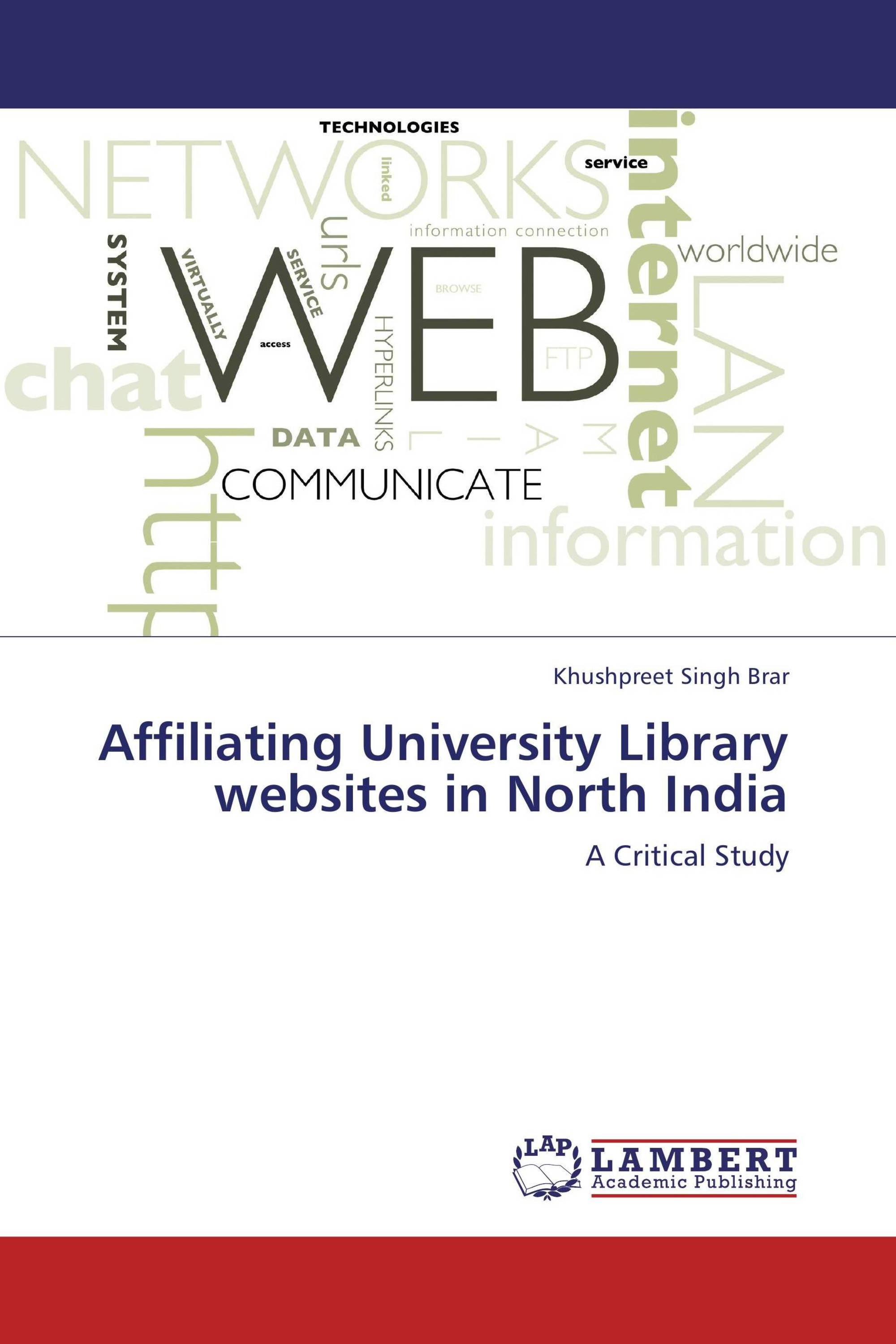 Affiliating University Library websites in North India