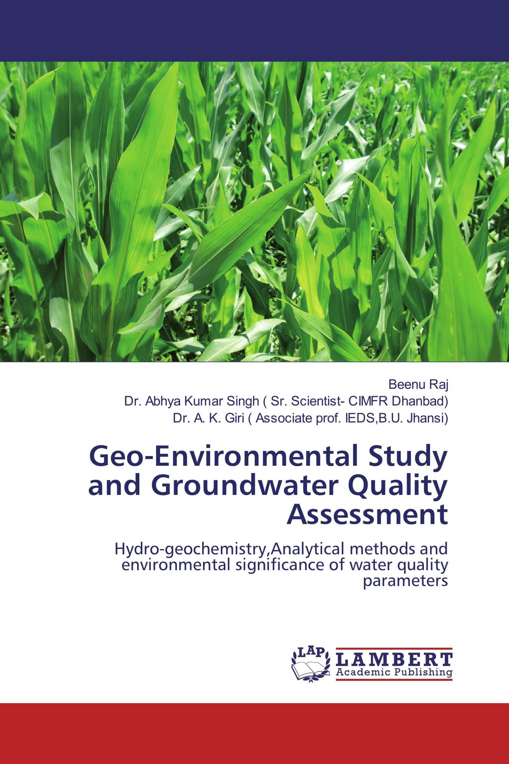 Geo-Environmental Study and Groundwater Quality Assessment