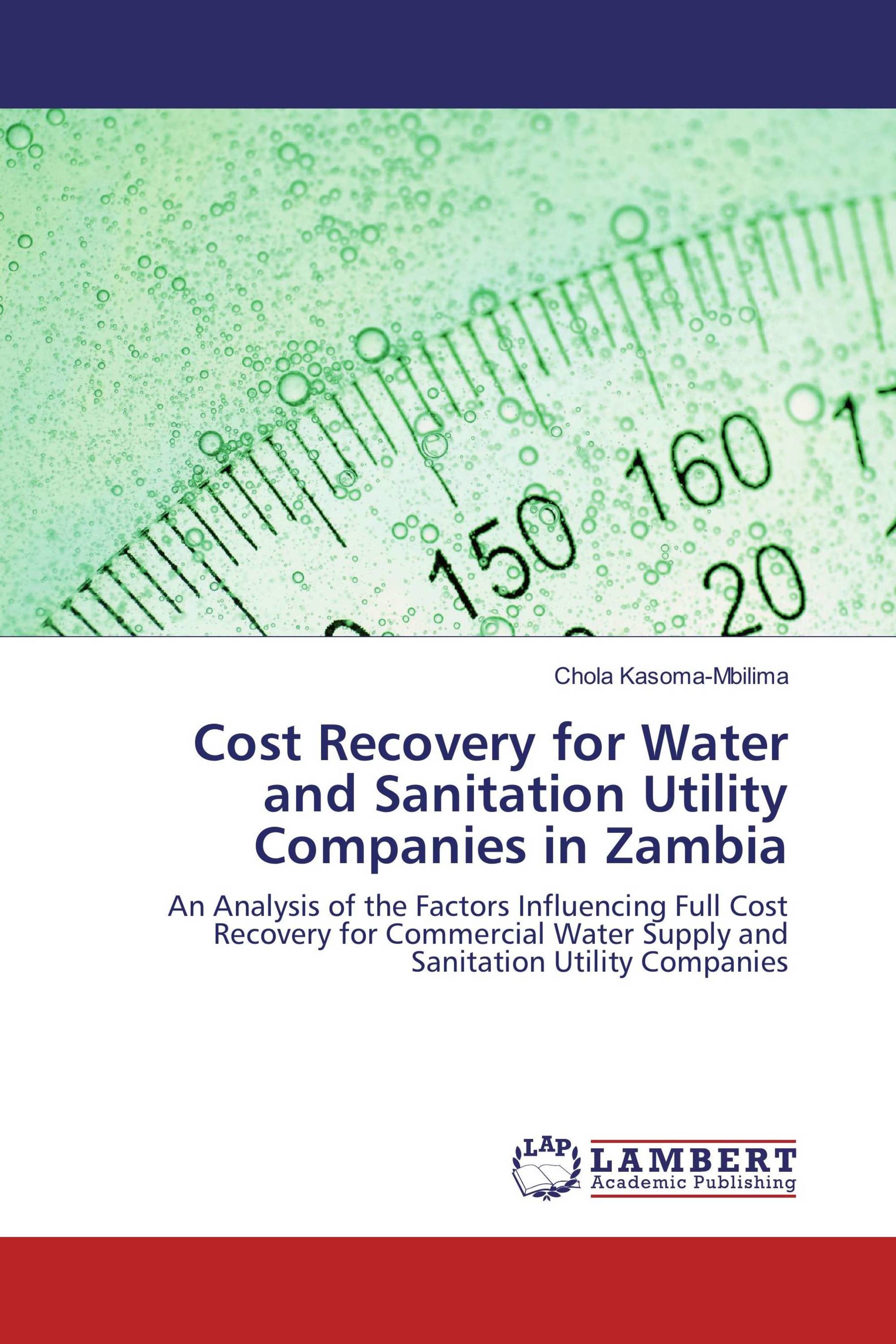 Cost Recovery for Water and Sanitation Utility Companies in Zambia