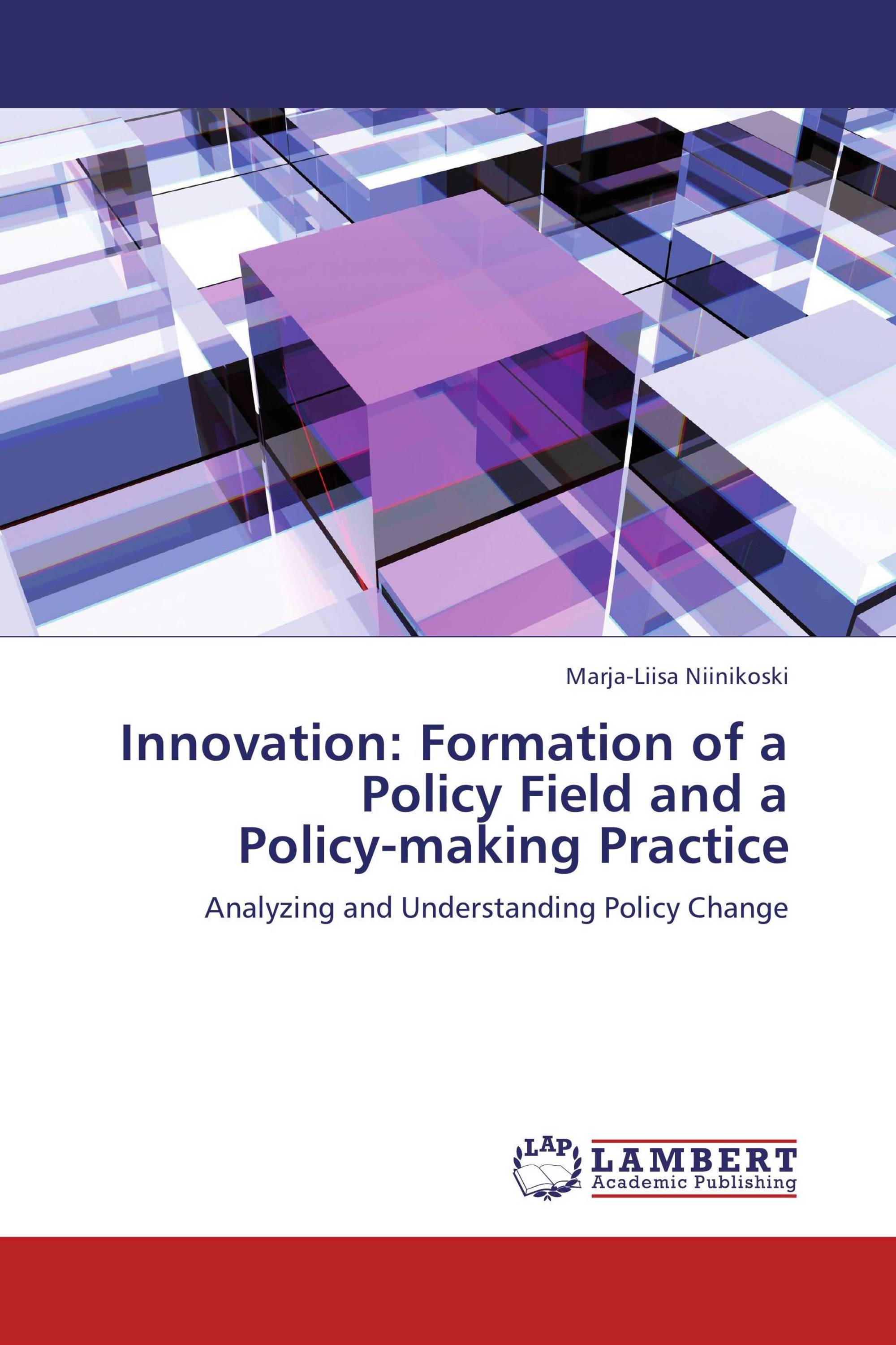 Innovation: Formation of a  Policy Field and a  Policy-making Practice