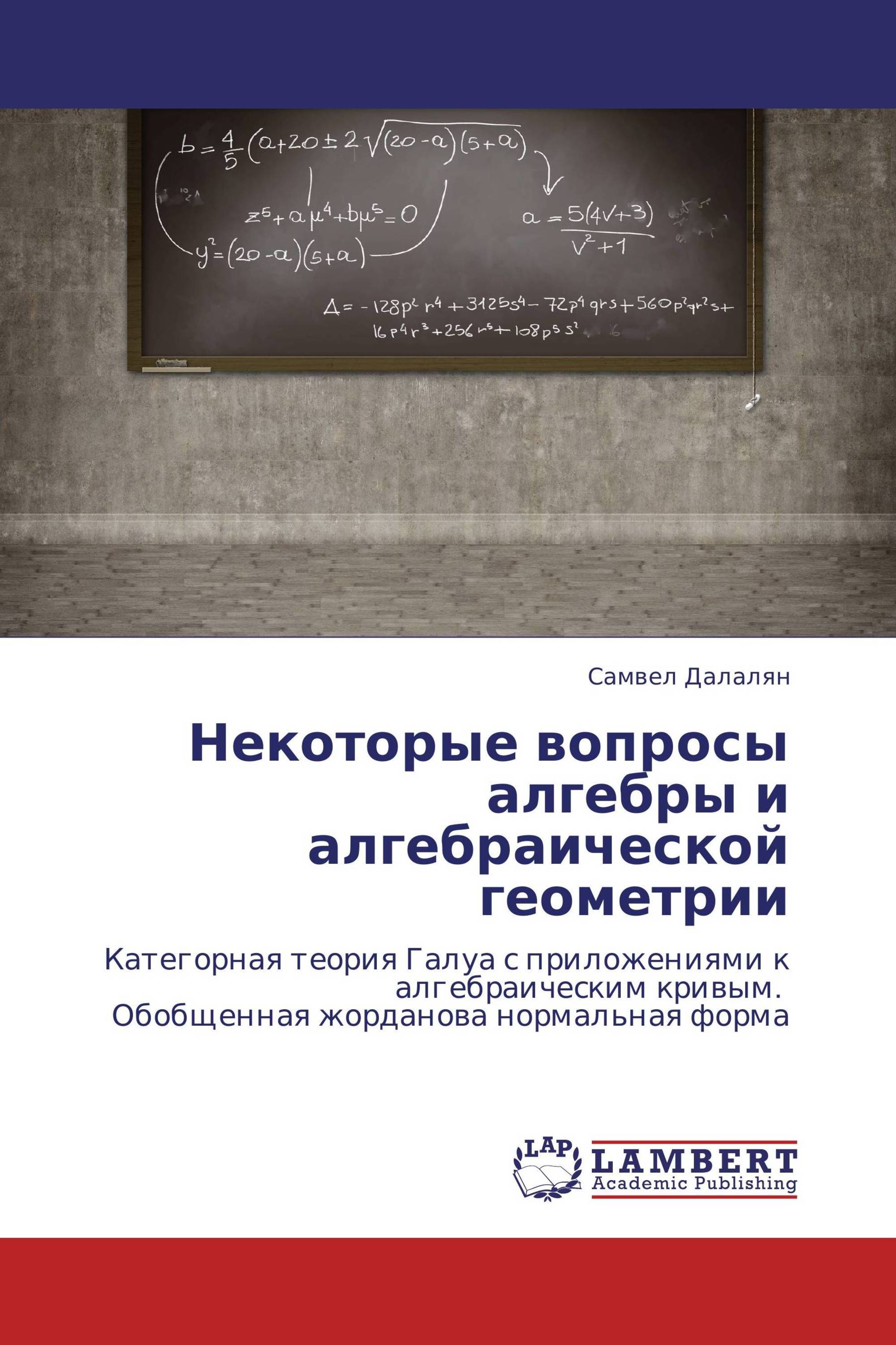 Некоторые вопросы алгебры и алгебраической геометрии