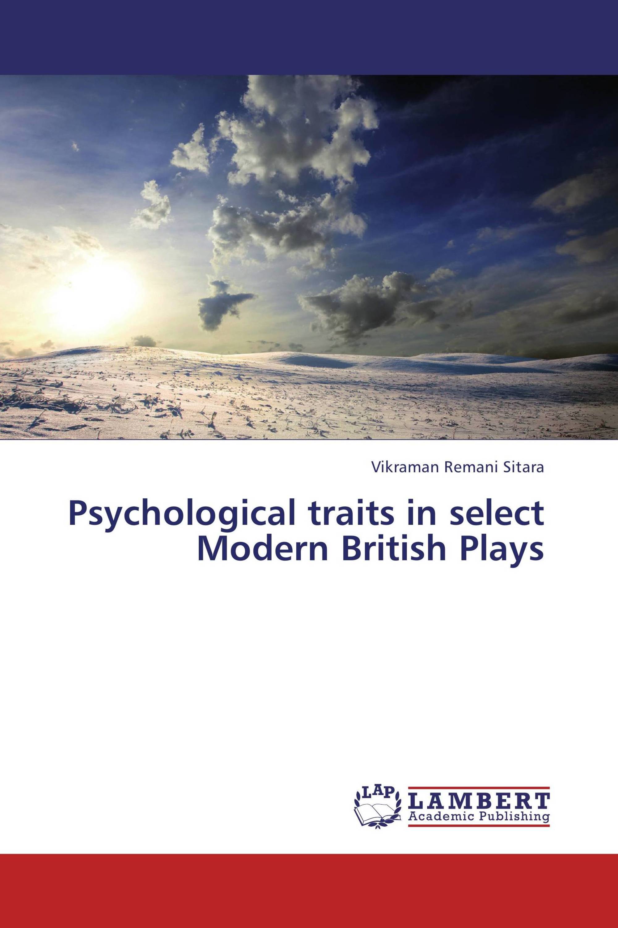Psychological Traits In Select Modern British Plays 978 3 8454 7165 5